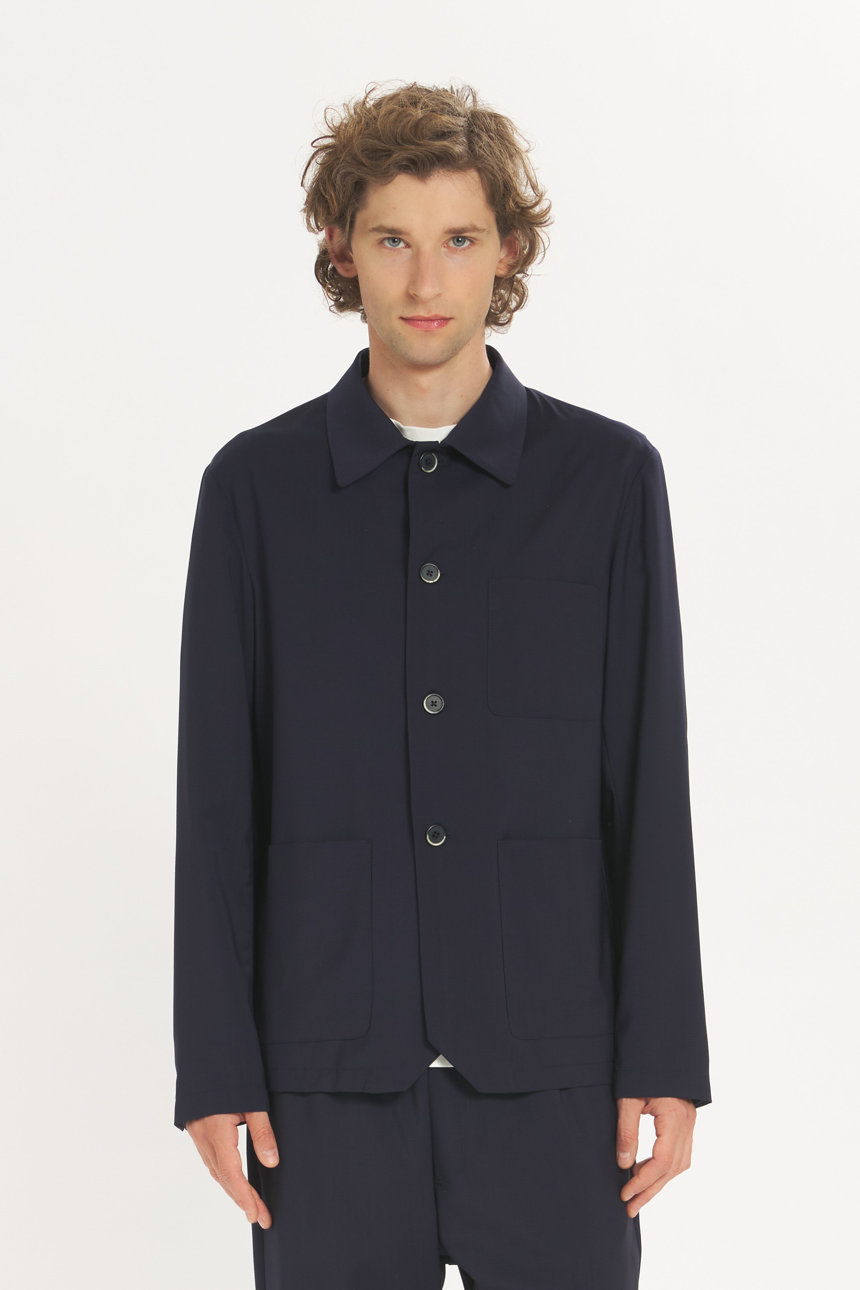 Overshirt Visal Tropical Navy