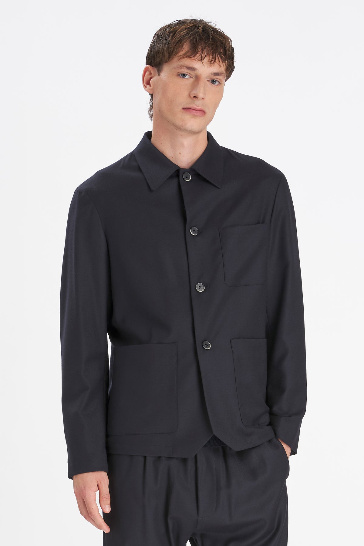 Overshirt Visal Flan Navy
