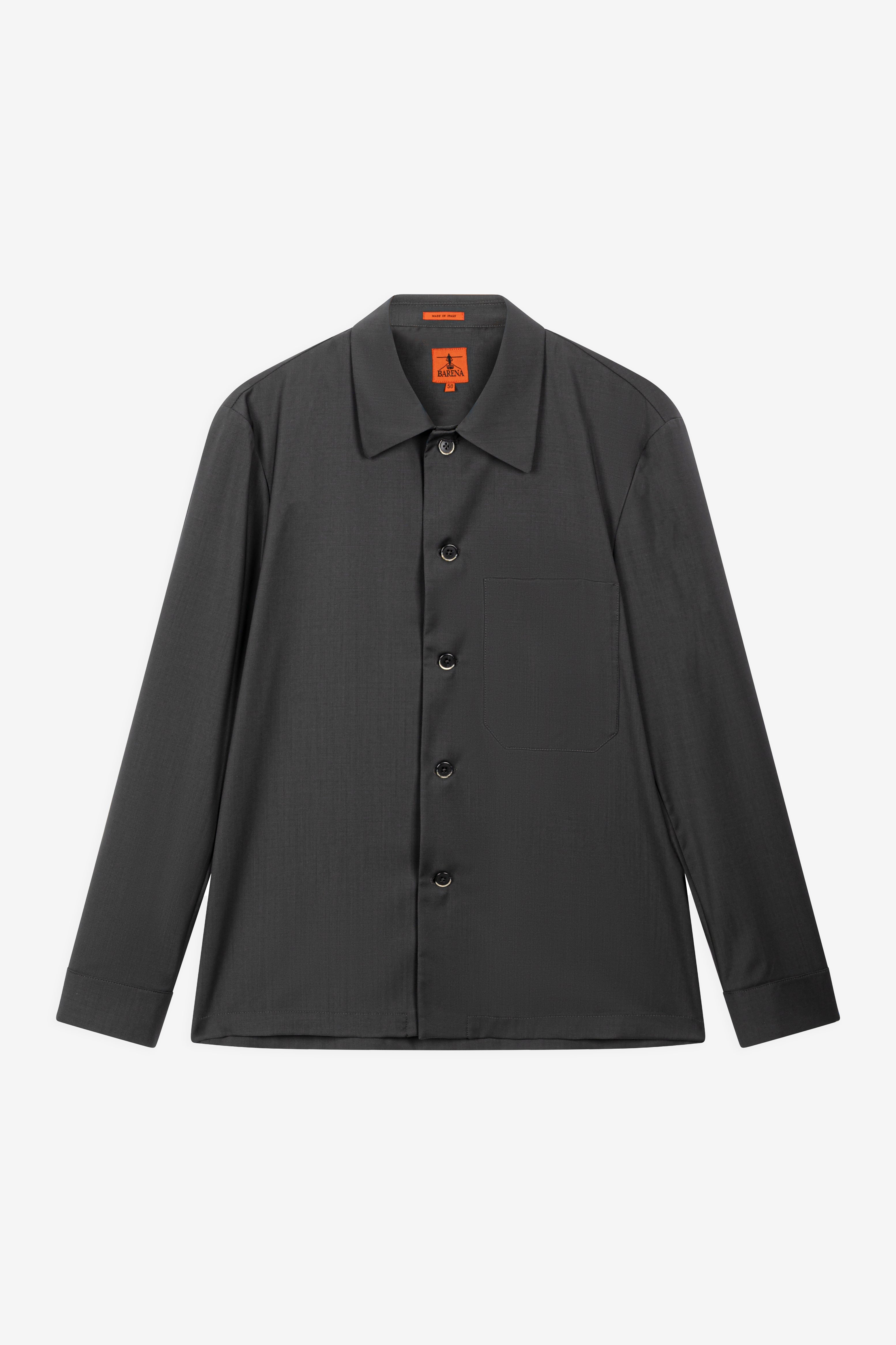 Overshirt Cedrone Tropical Piombo