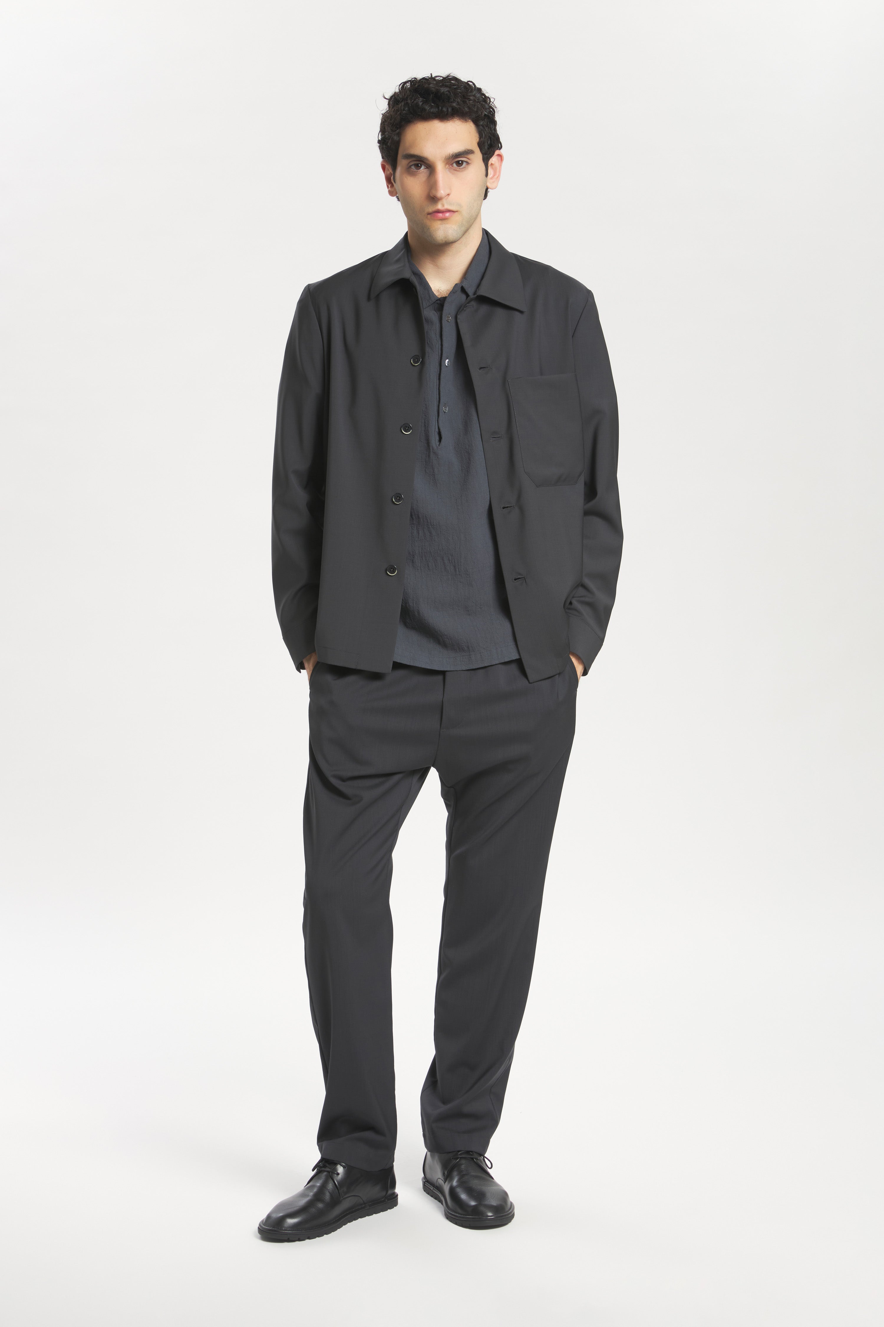 Overshirt Cedrone Tropical Piombo