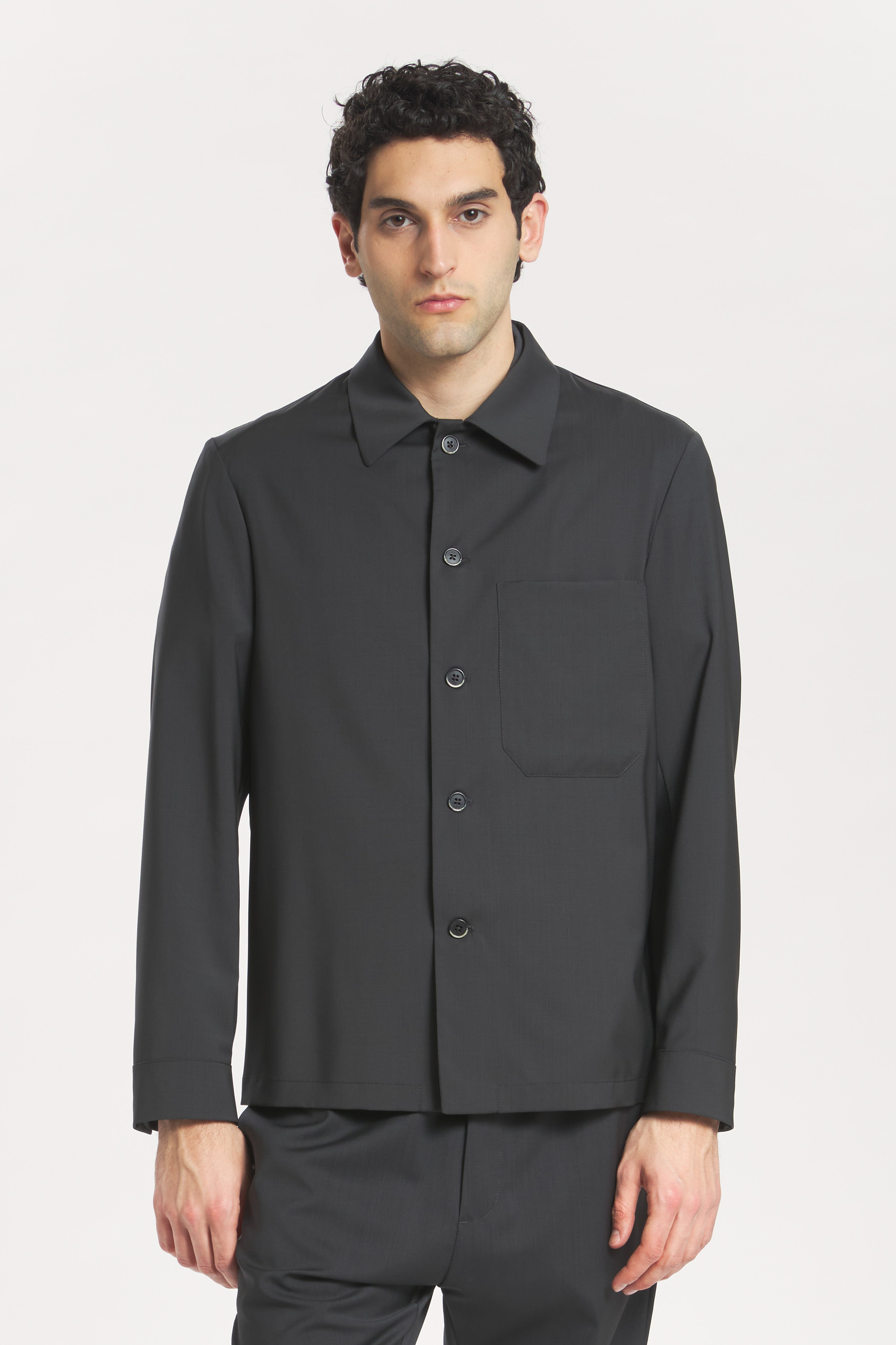 Overshirt Cedrone Tropical Piombo