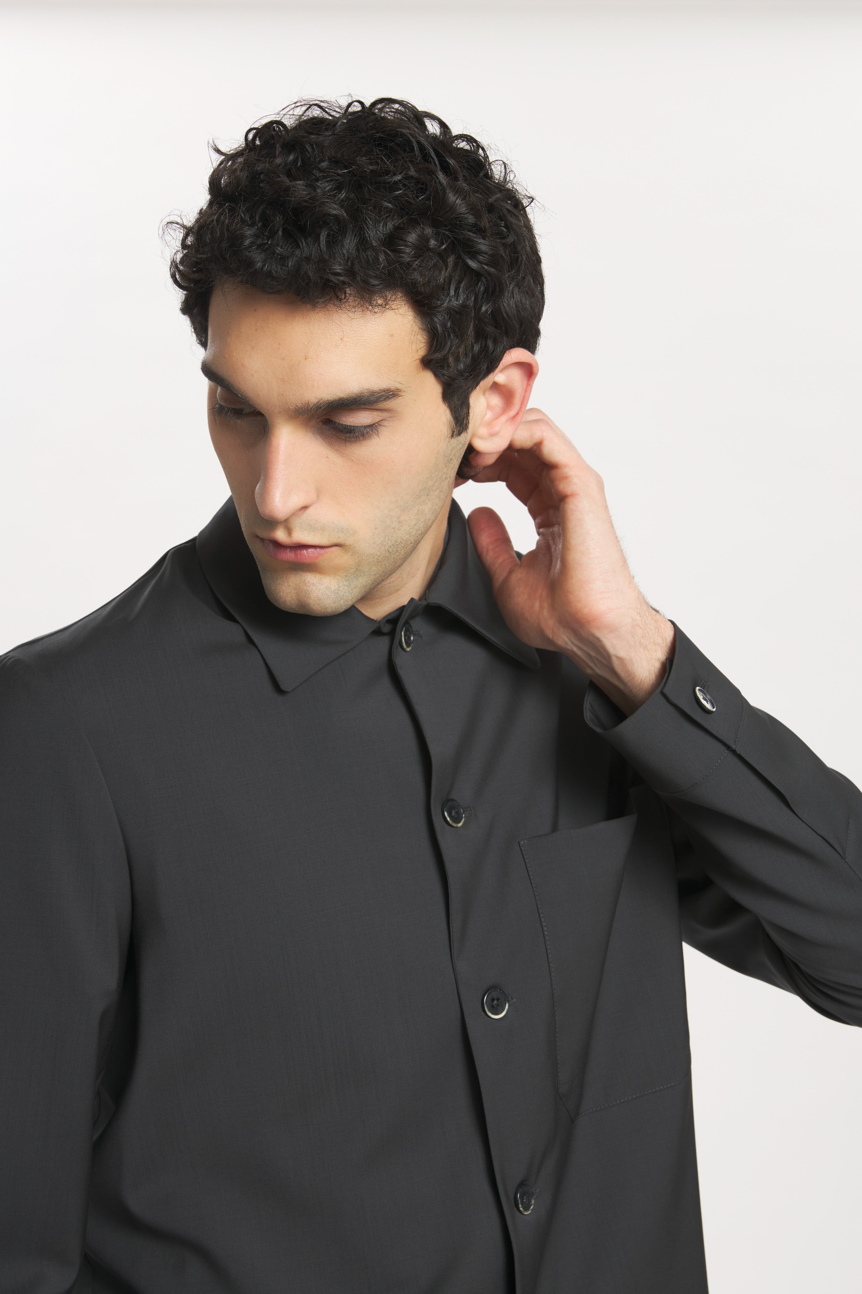 Overshirt Cedrone Tropical Piombo