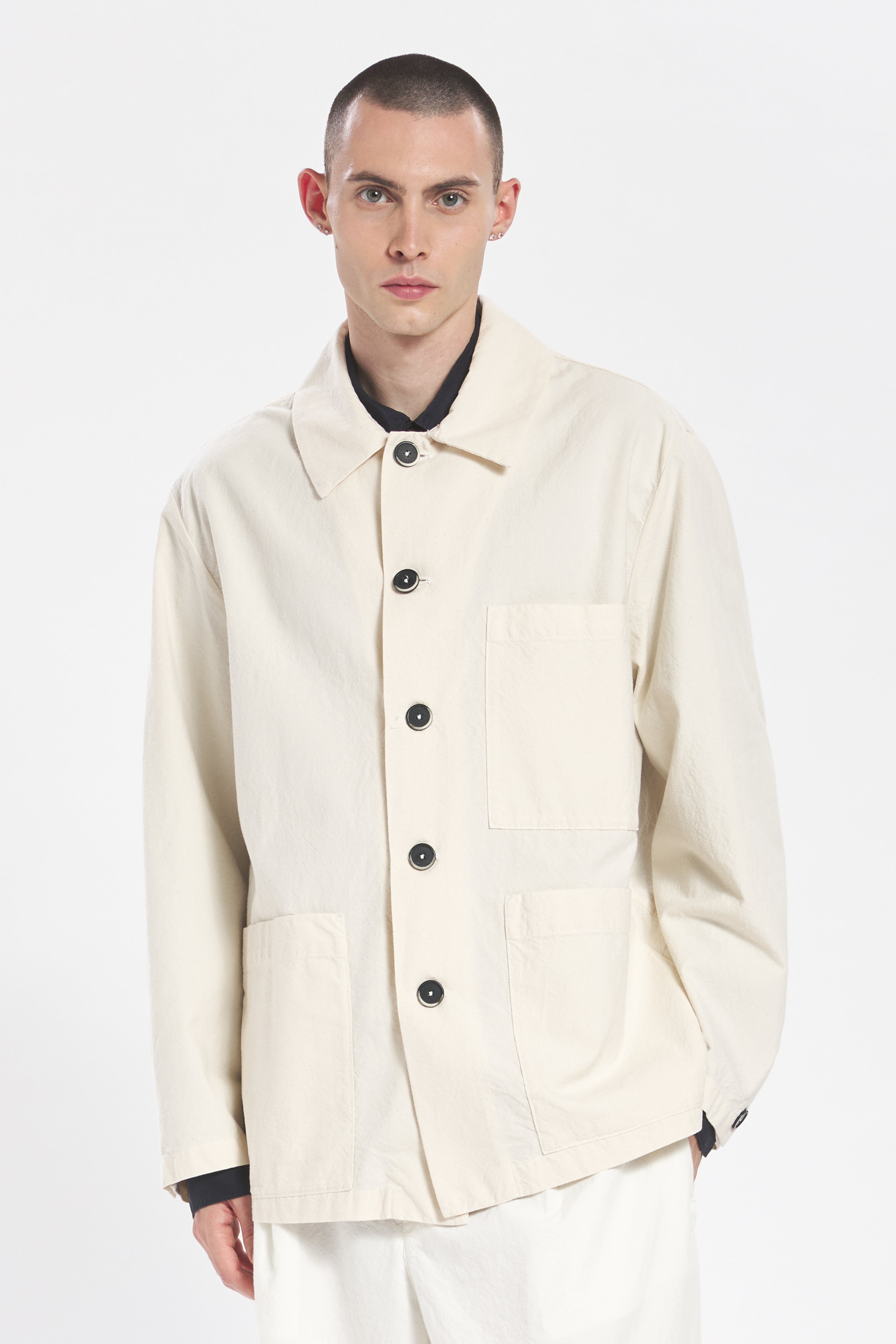 Overshirt Stae Garzoto Ecrù