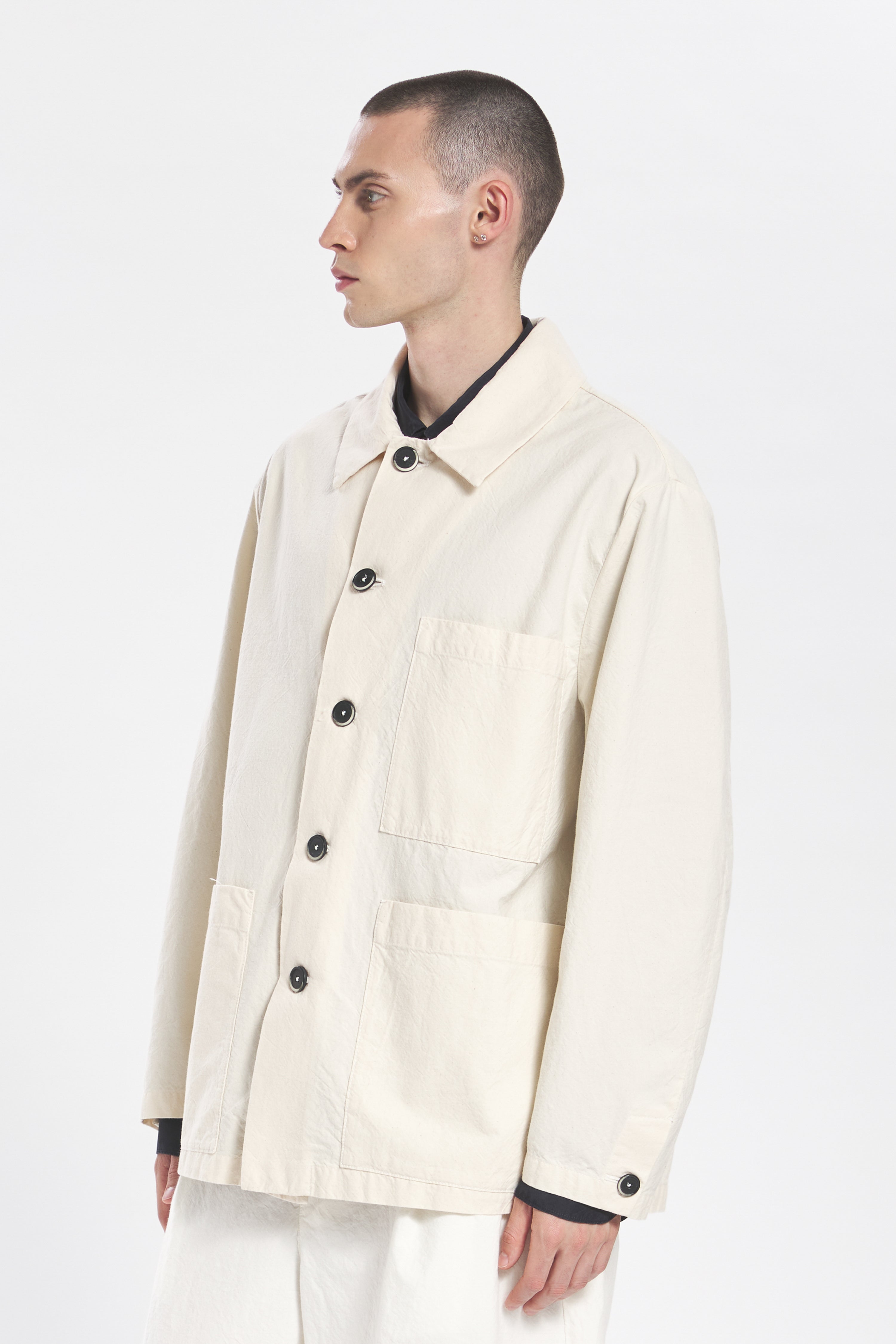 Overshirt Stae Garzoto Ecrù