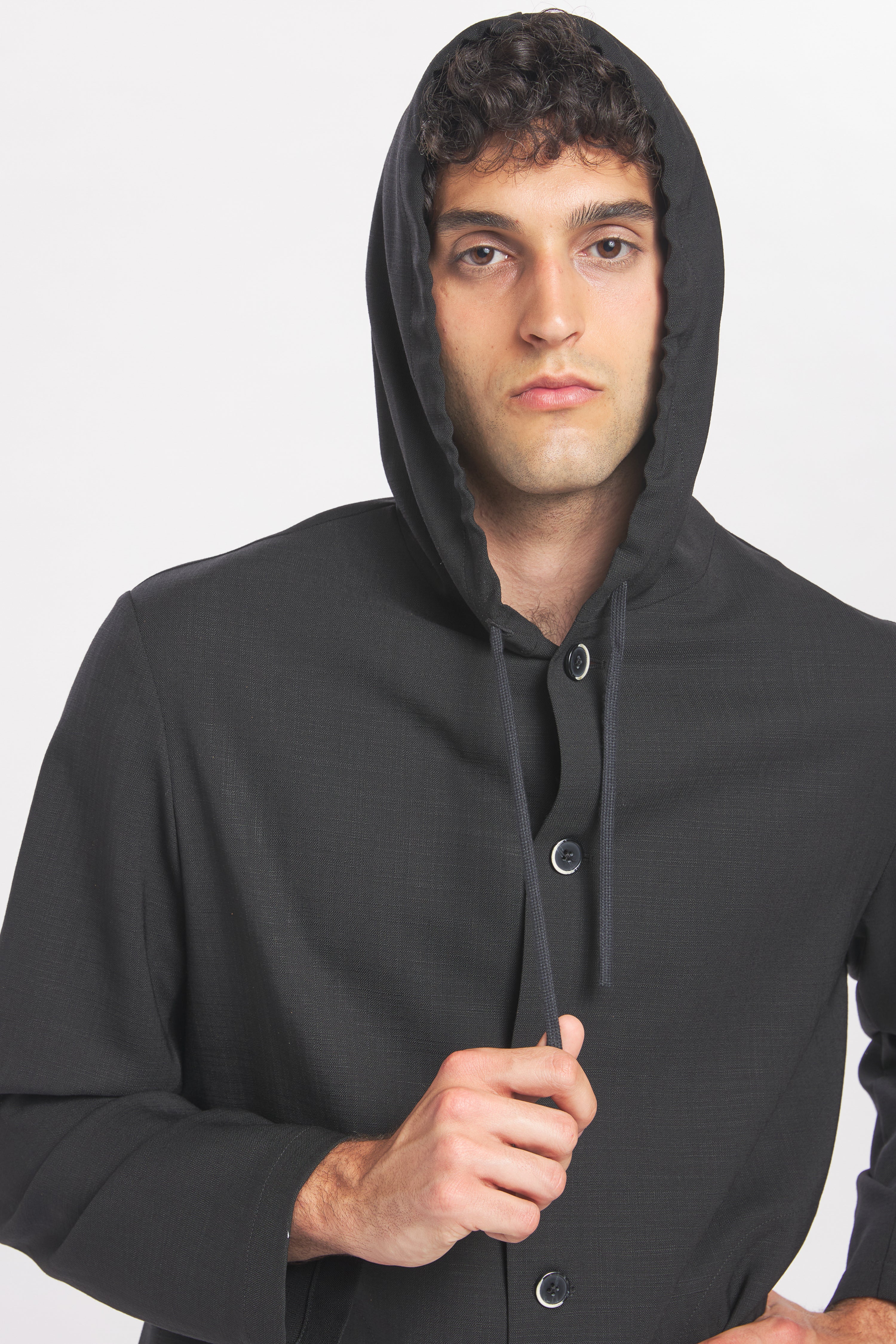 Overshirt Caroman Grana Nero