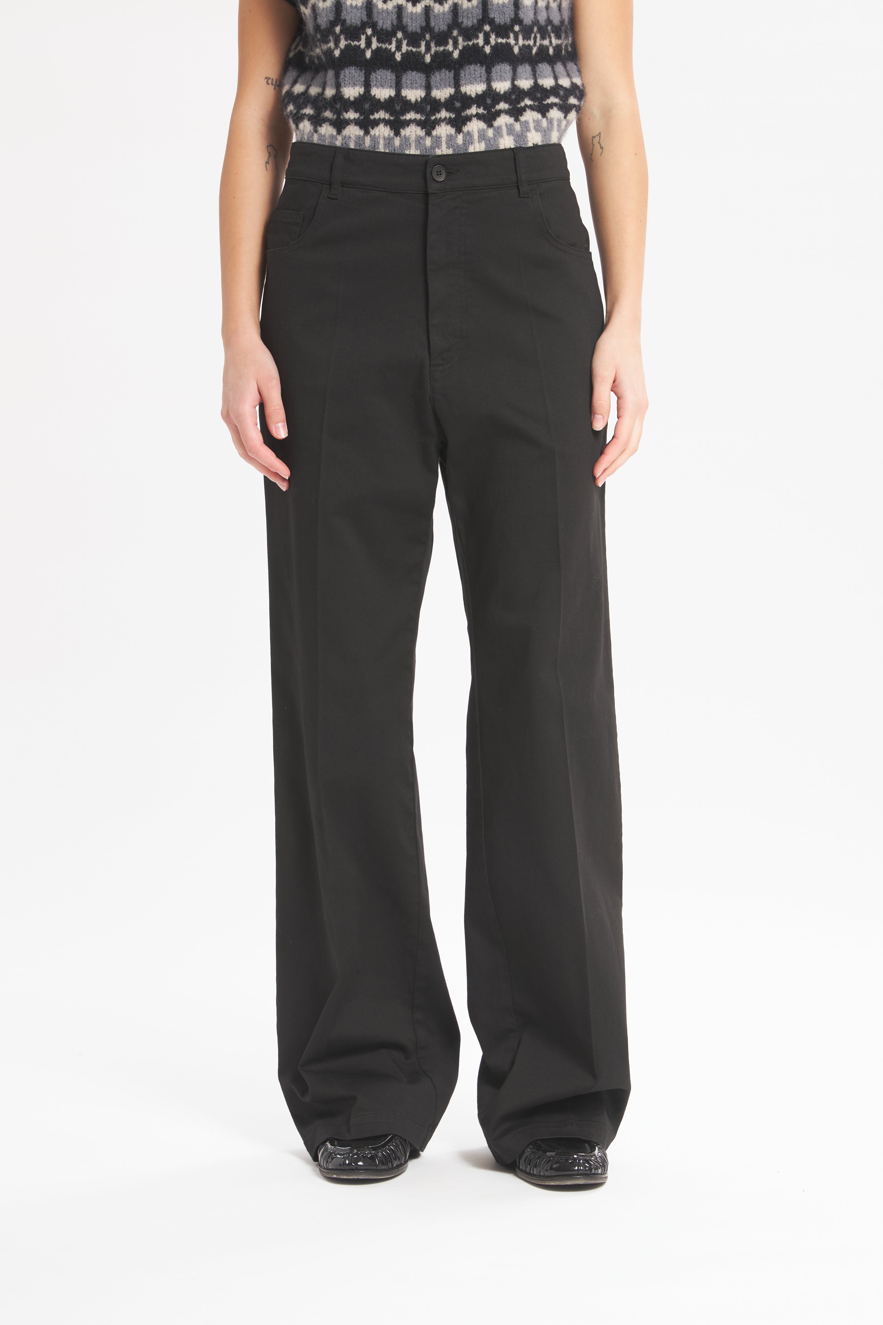 Pantalone Barone Traverso Nero