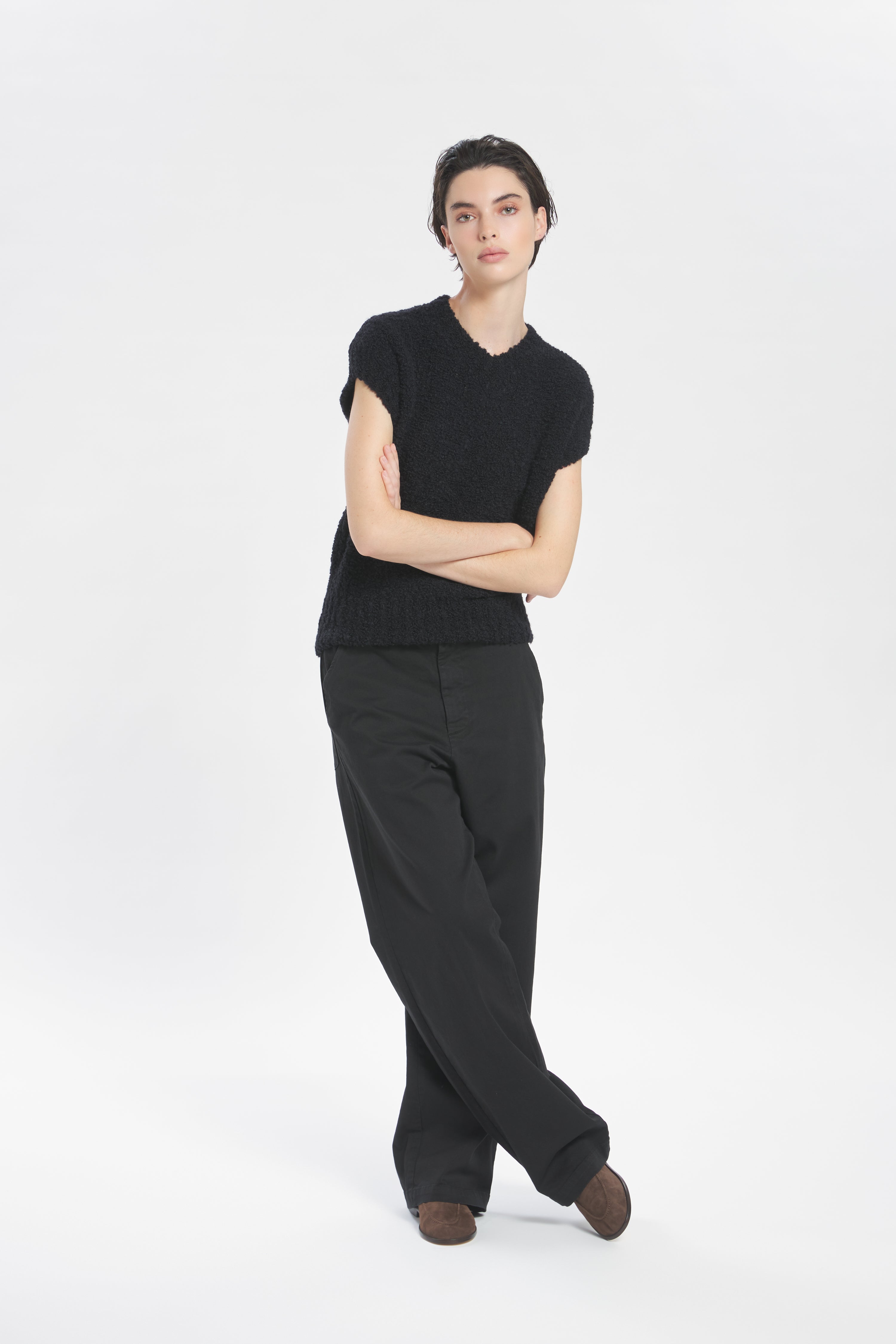Trousers Ida Traverso Nero