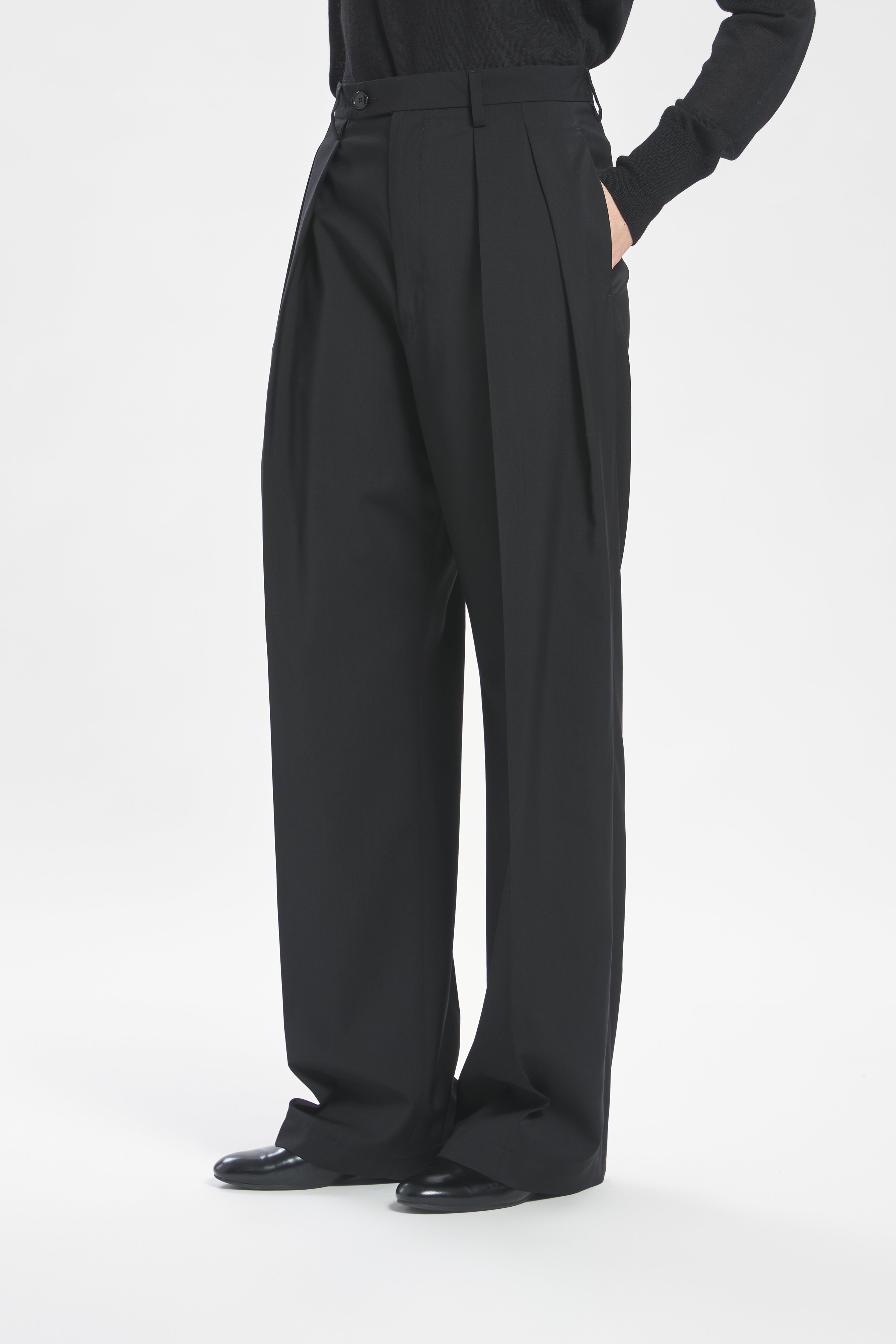 Trousers Tom Tropical Nero