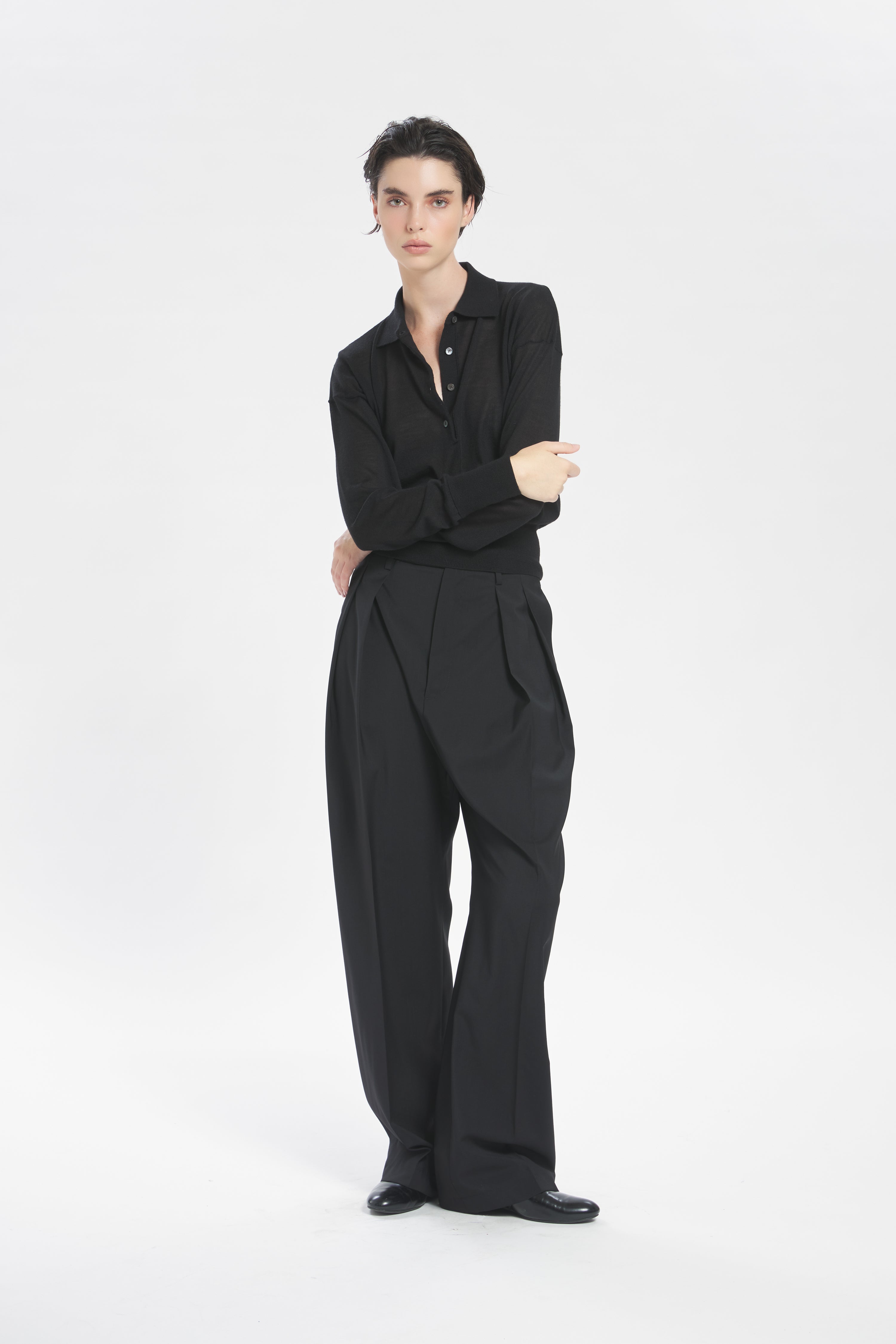 Trousers Tom Tropical Nero