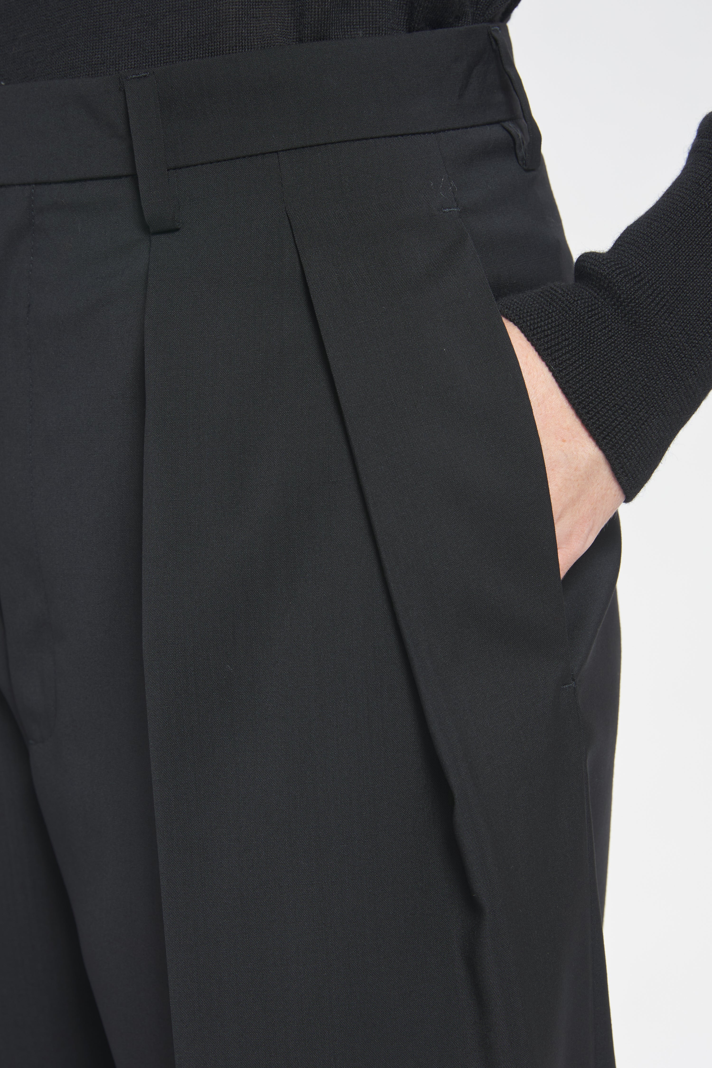 Trousers Tom Tropical Nero