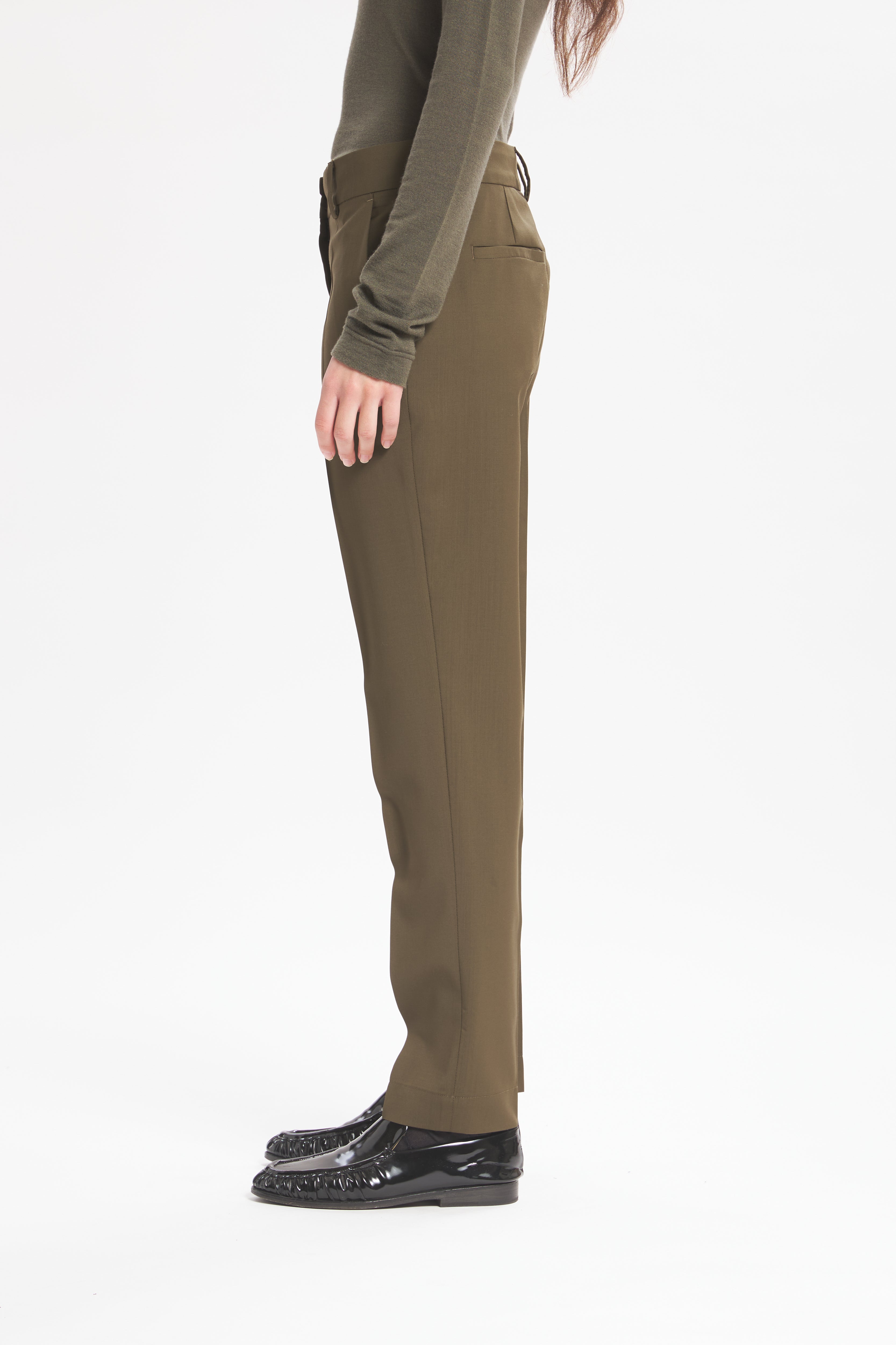 Trousers Gerardina Tropical Oliva
