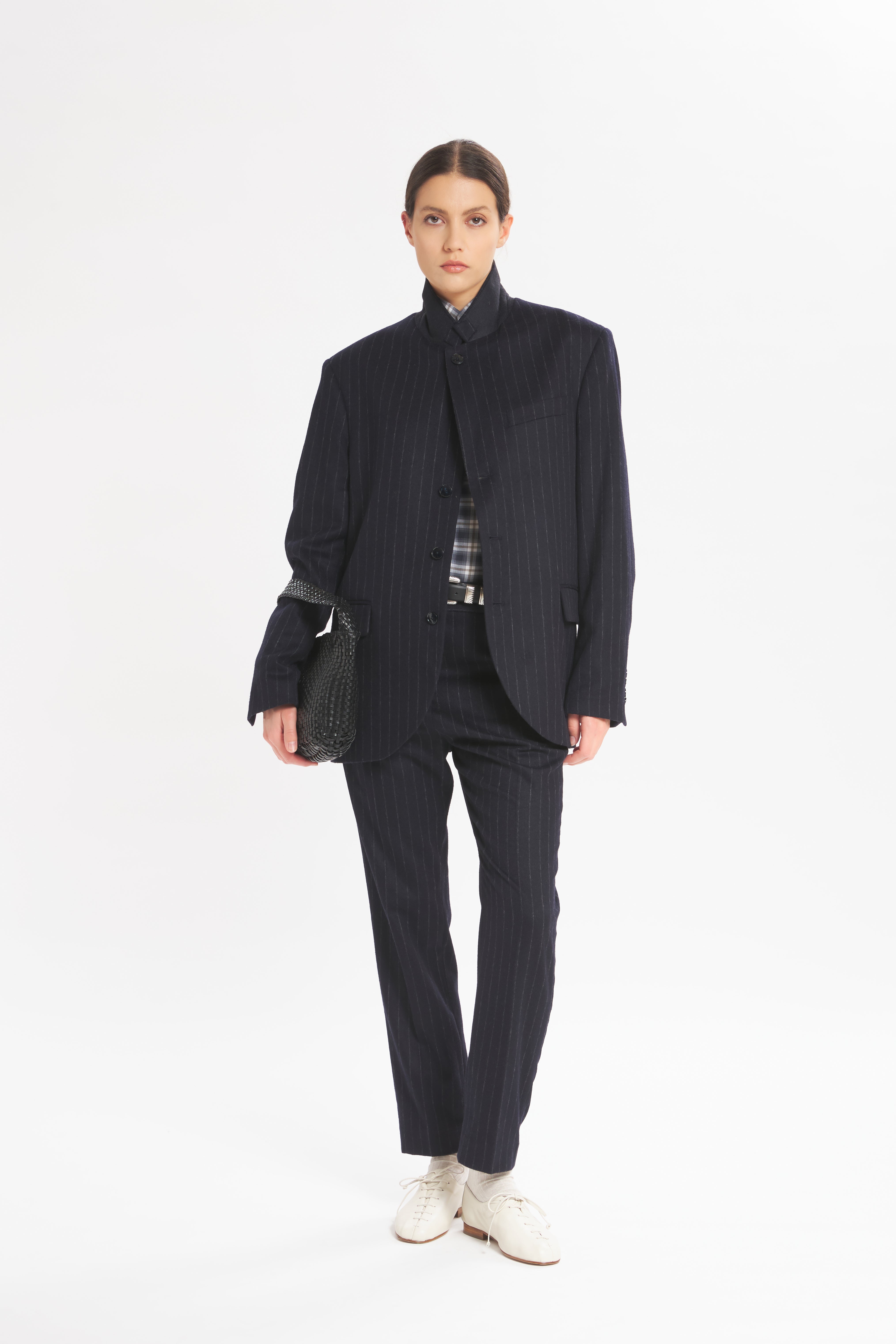 Trousers Gerardina Filone Navy