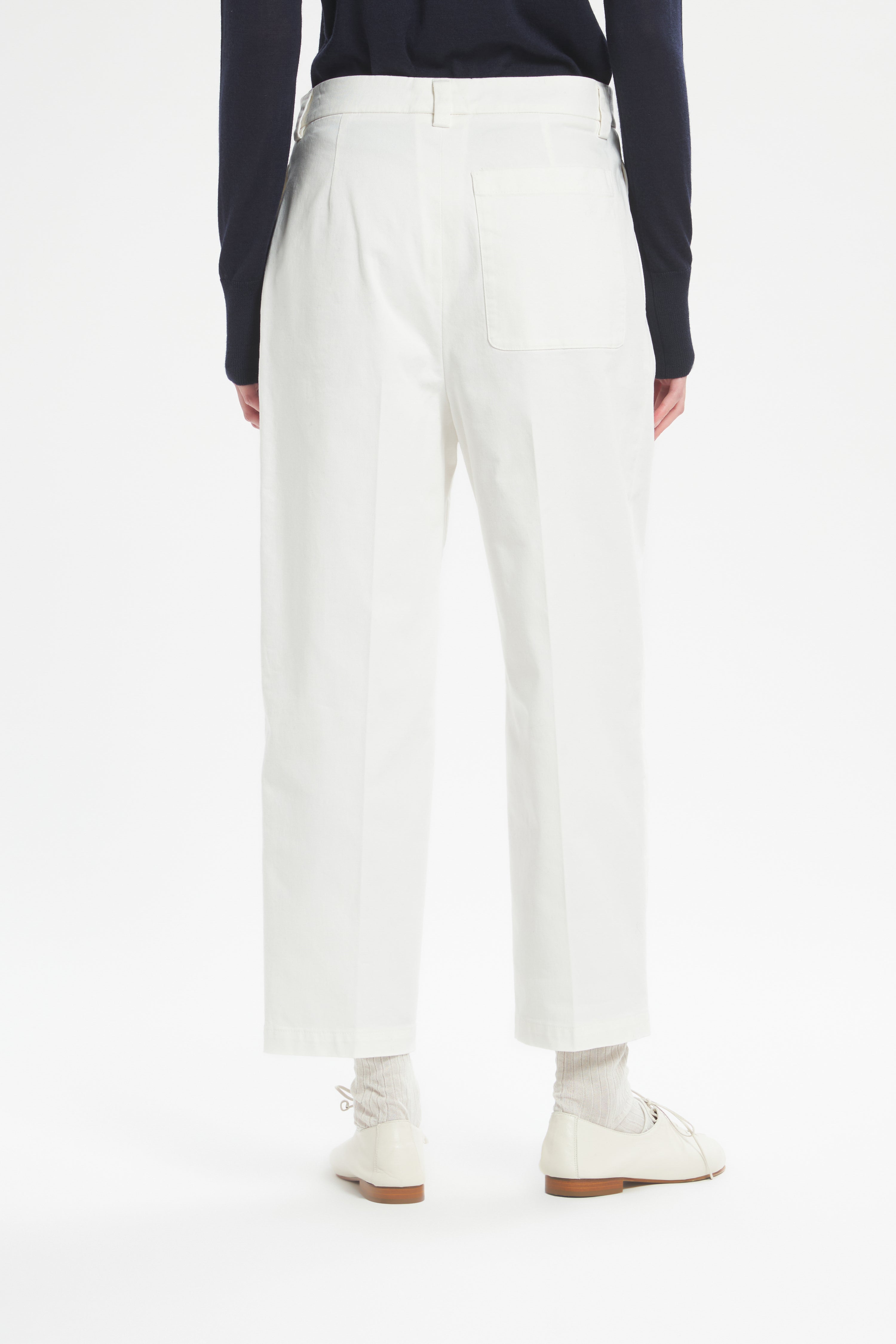 Pantalone Roxanne Traverso Bianco