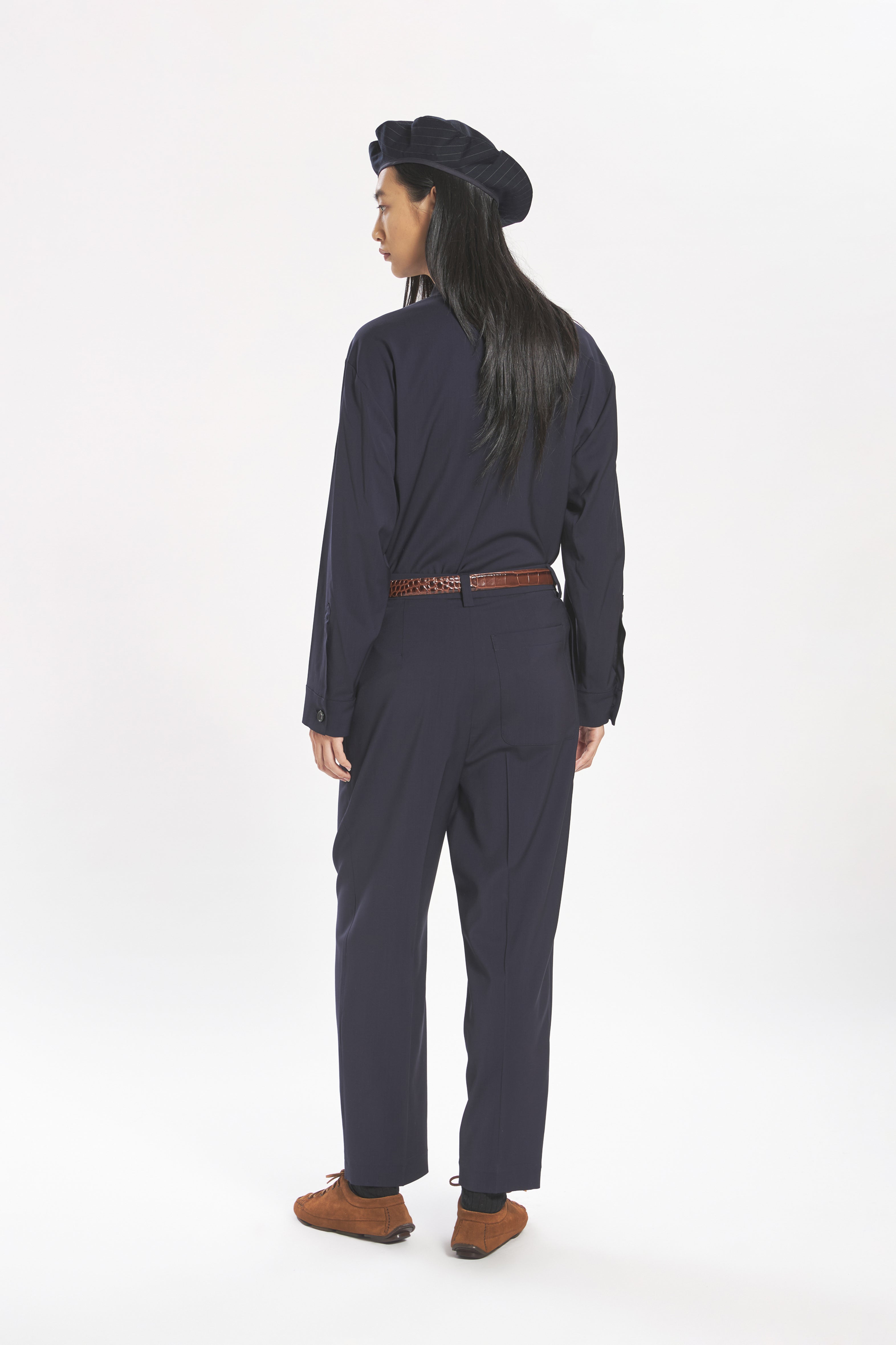 Trousers Roxanne Tropical Navy