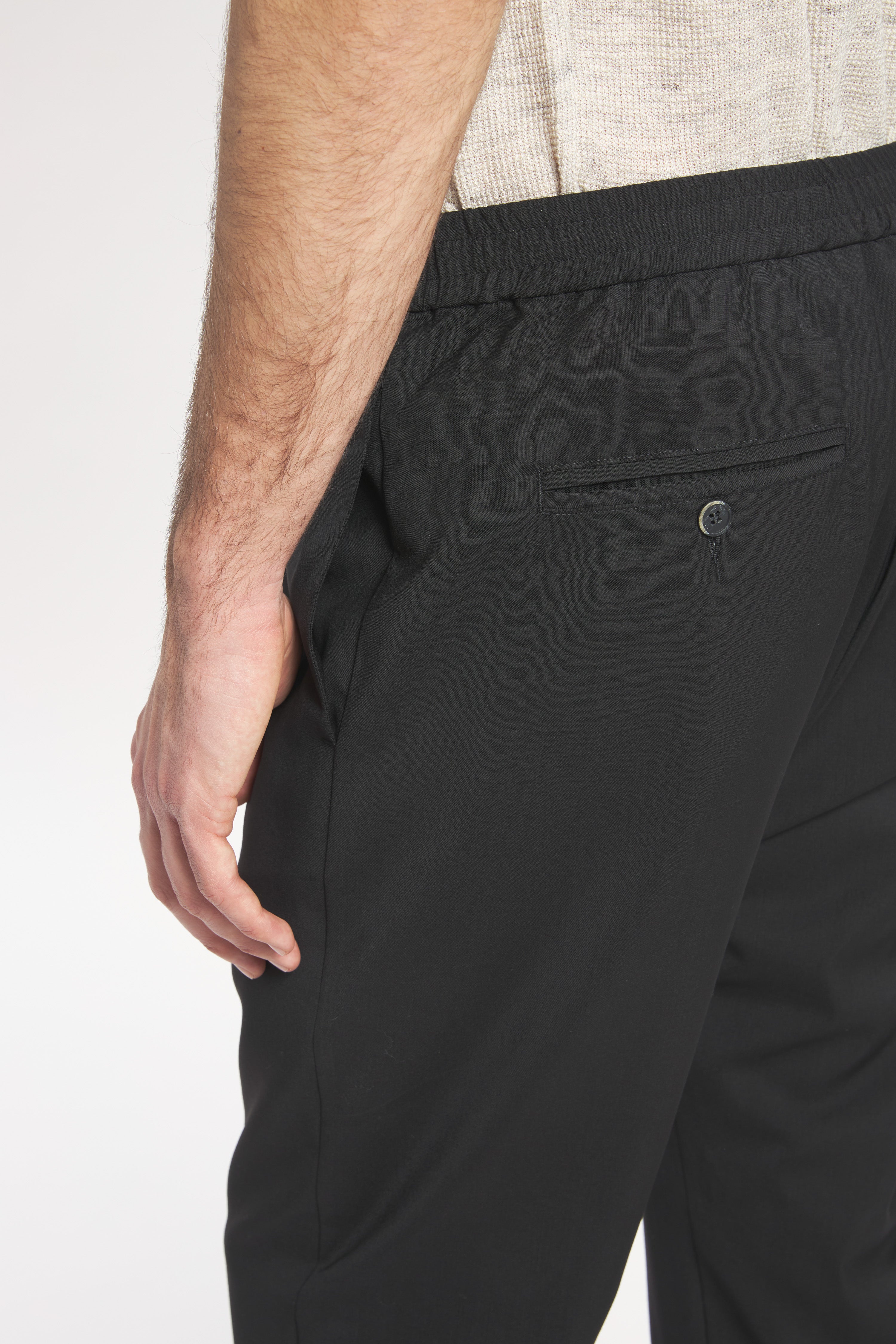 Trousers Riobarbo Tropical Nero