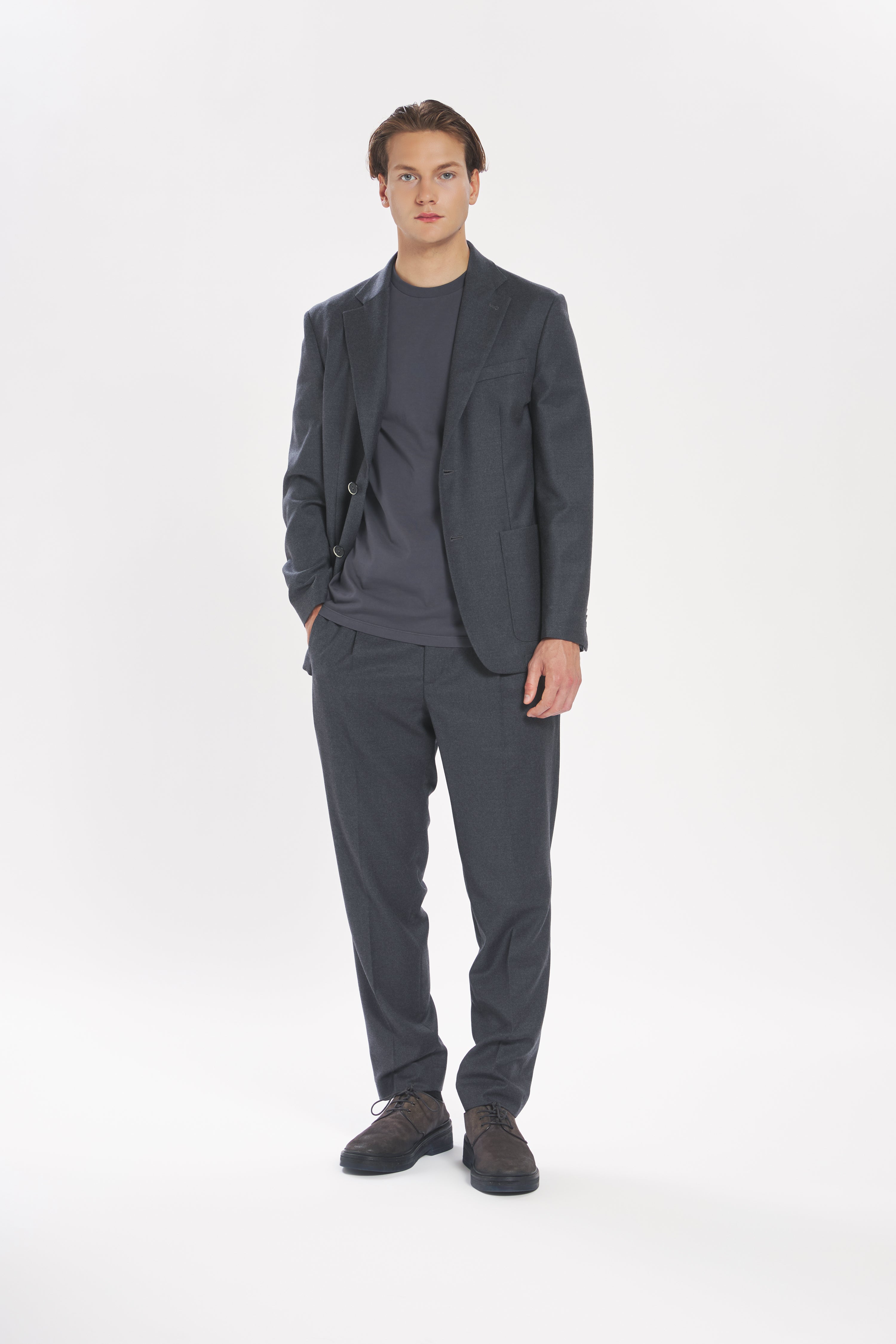 Trousers Masco Flan Grigio