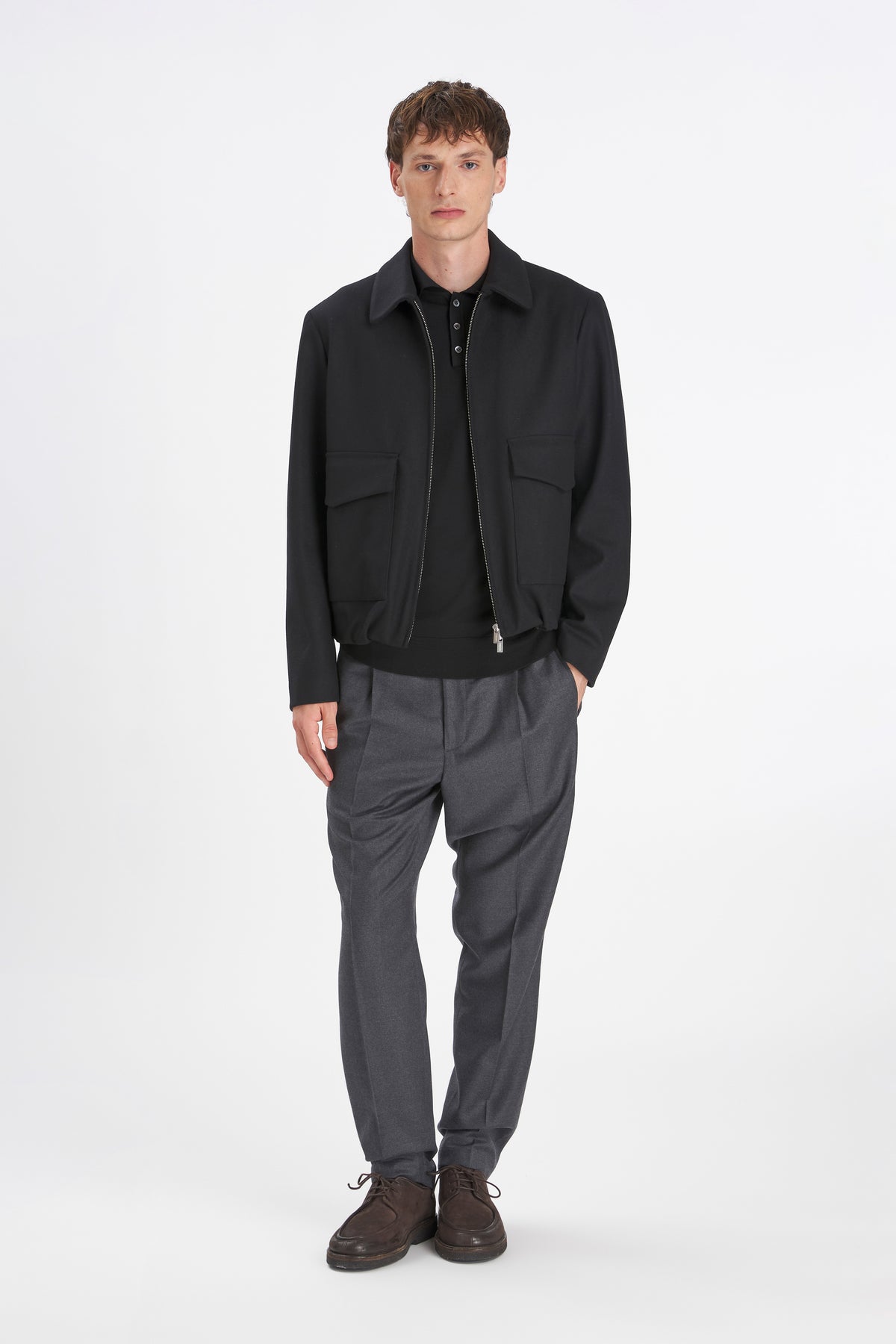 Trousers Masco Flan Grigio