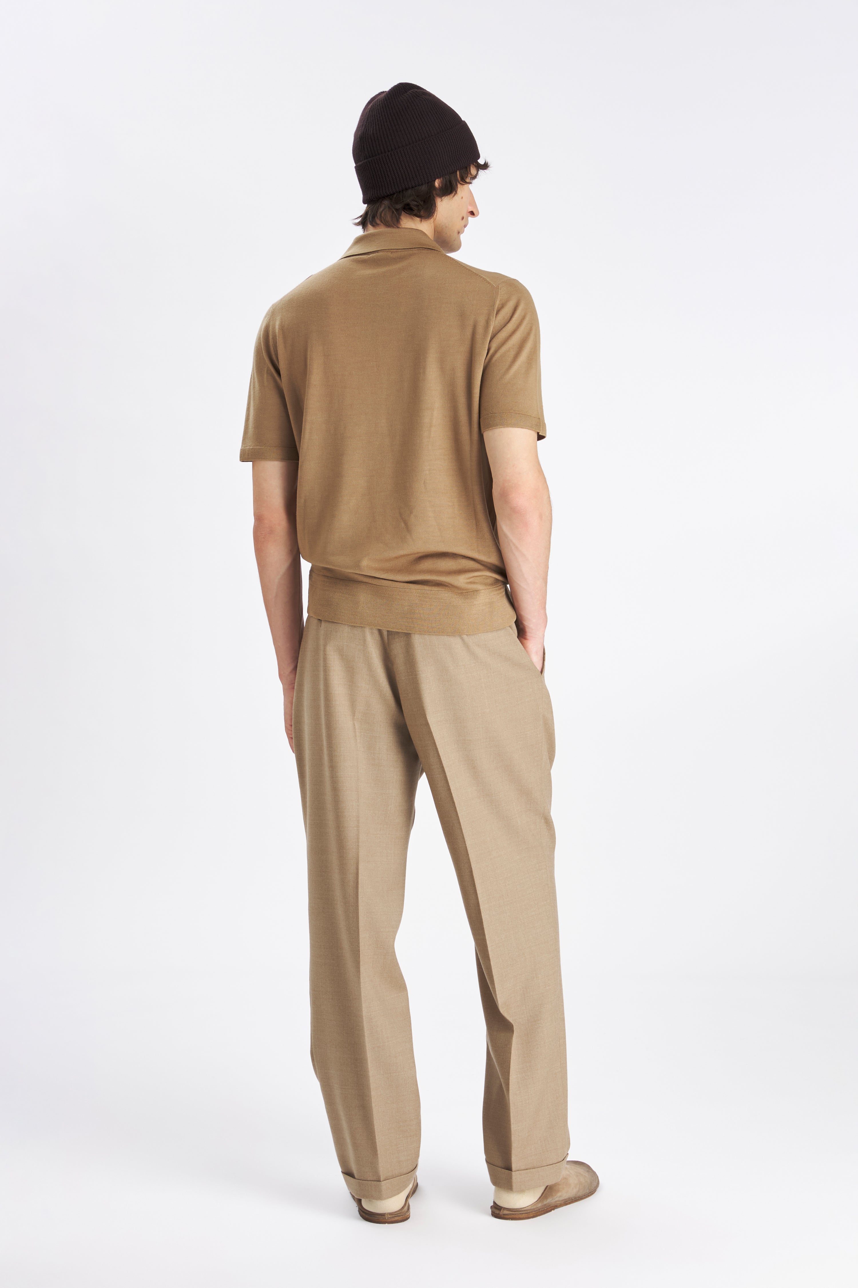 Pantalone Drapier Flan Cammello