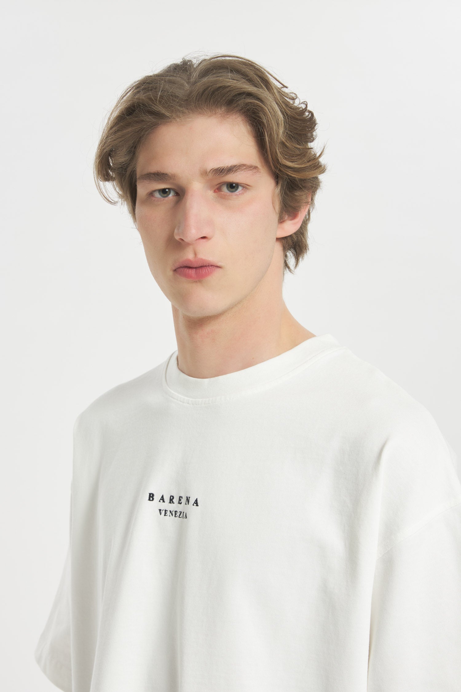 T-Shirt Quadra Logo Serjey Bianco