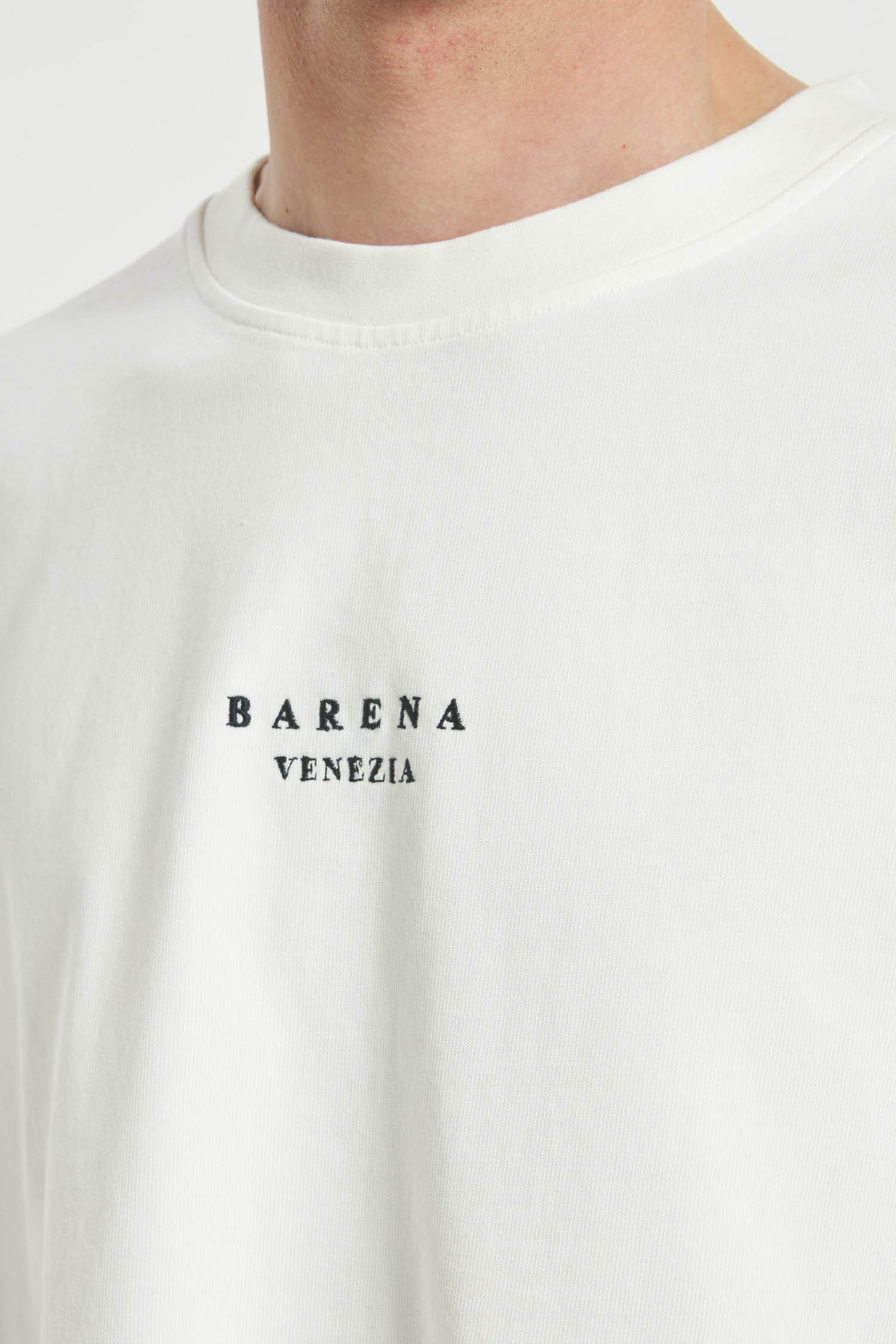 T-Shirt Quadra Logo Serjey Bianco