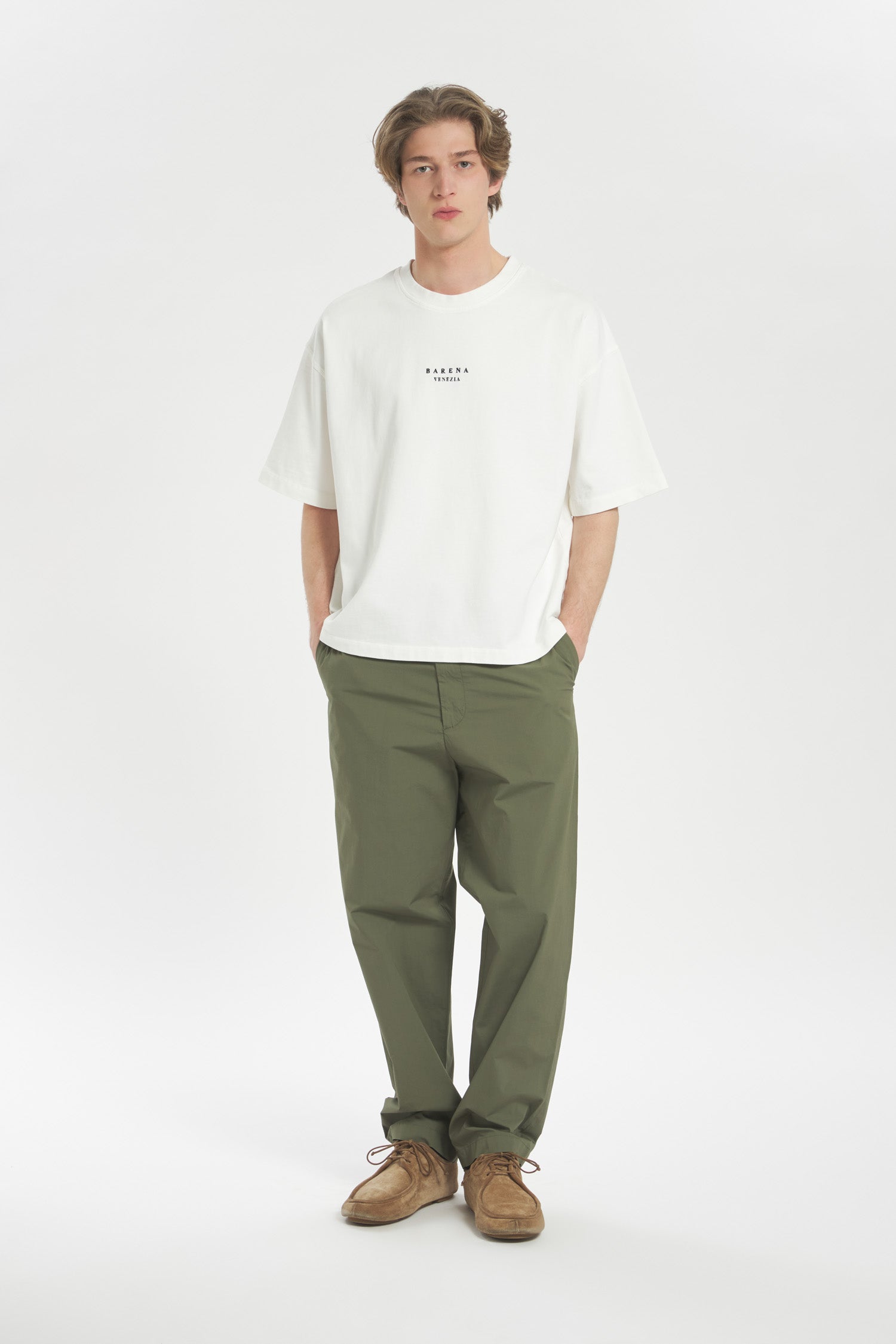 T-Shirt Quadra Logo Serjey Bianco