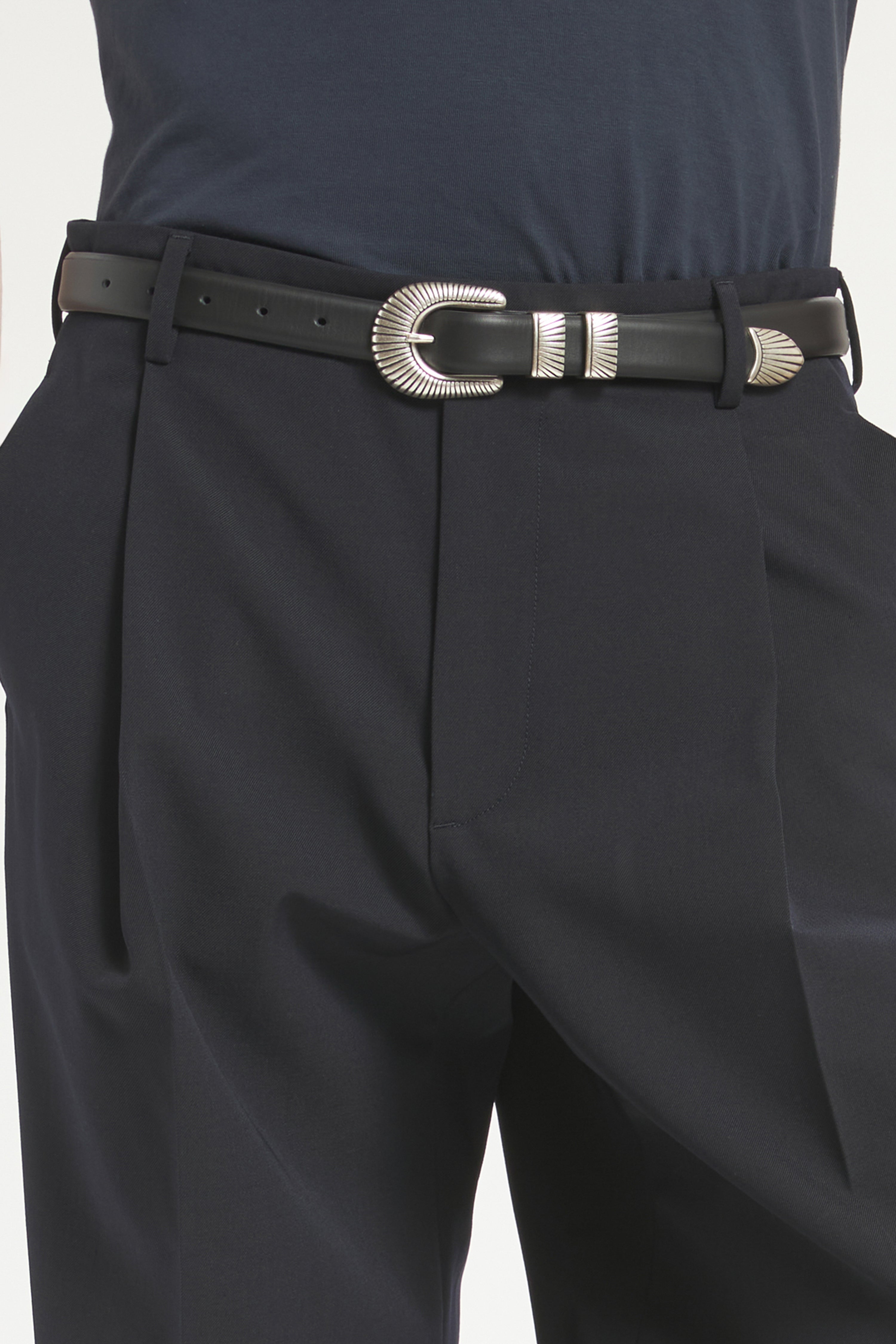 Belt Cinta Tirelo Pelle Nero