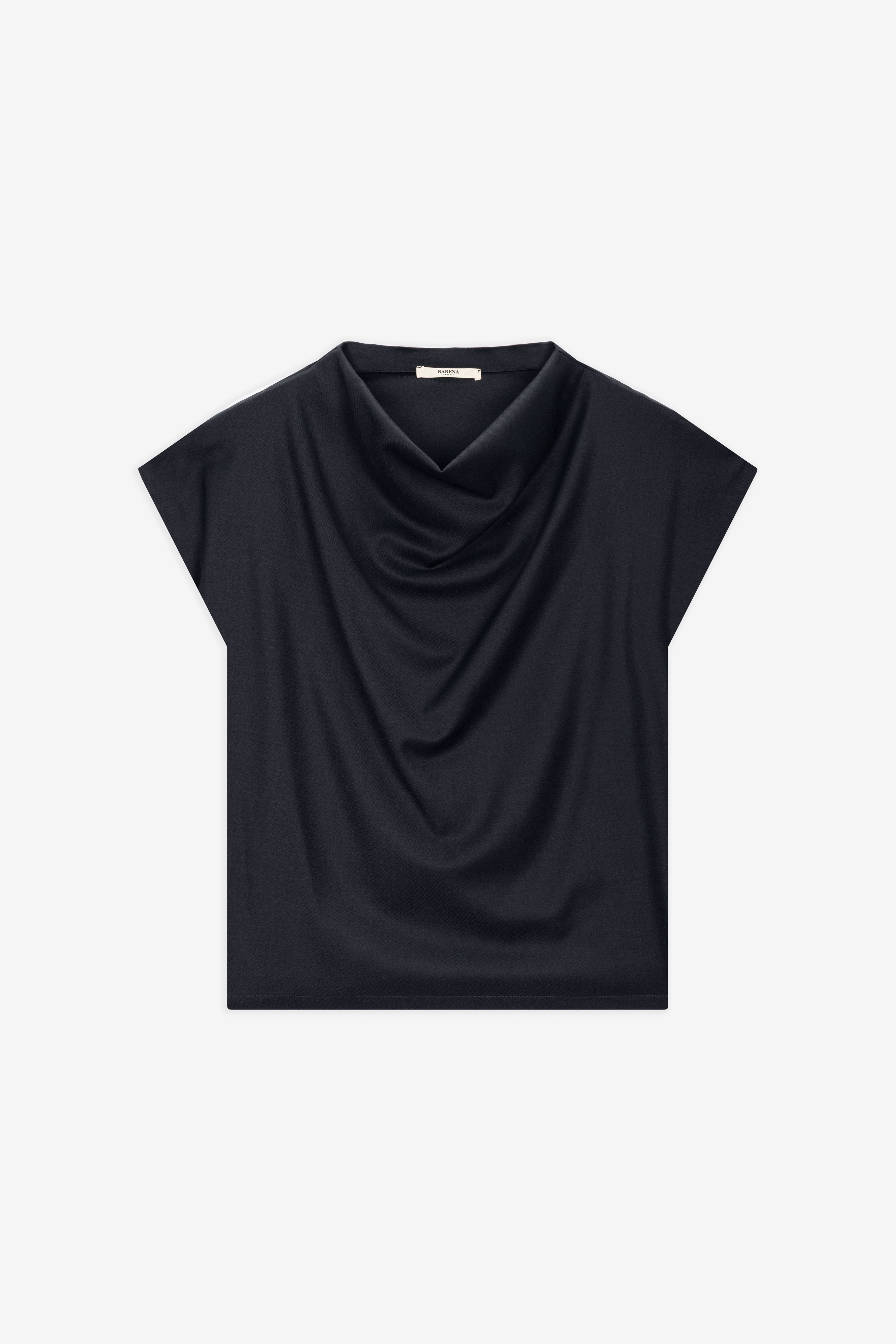 Top Bianchina Flan Navy