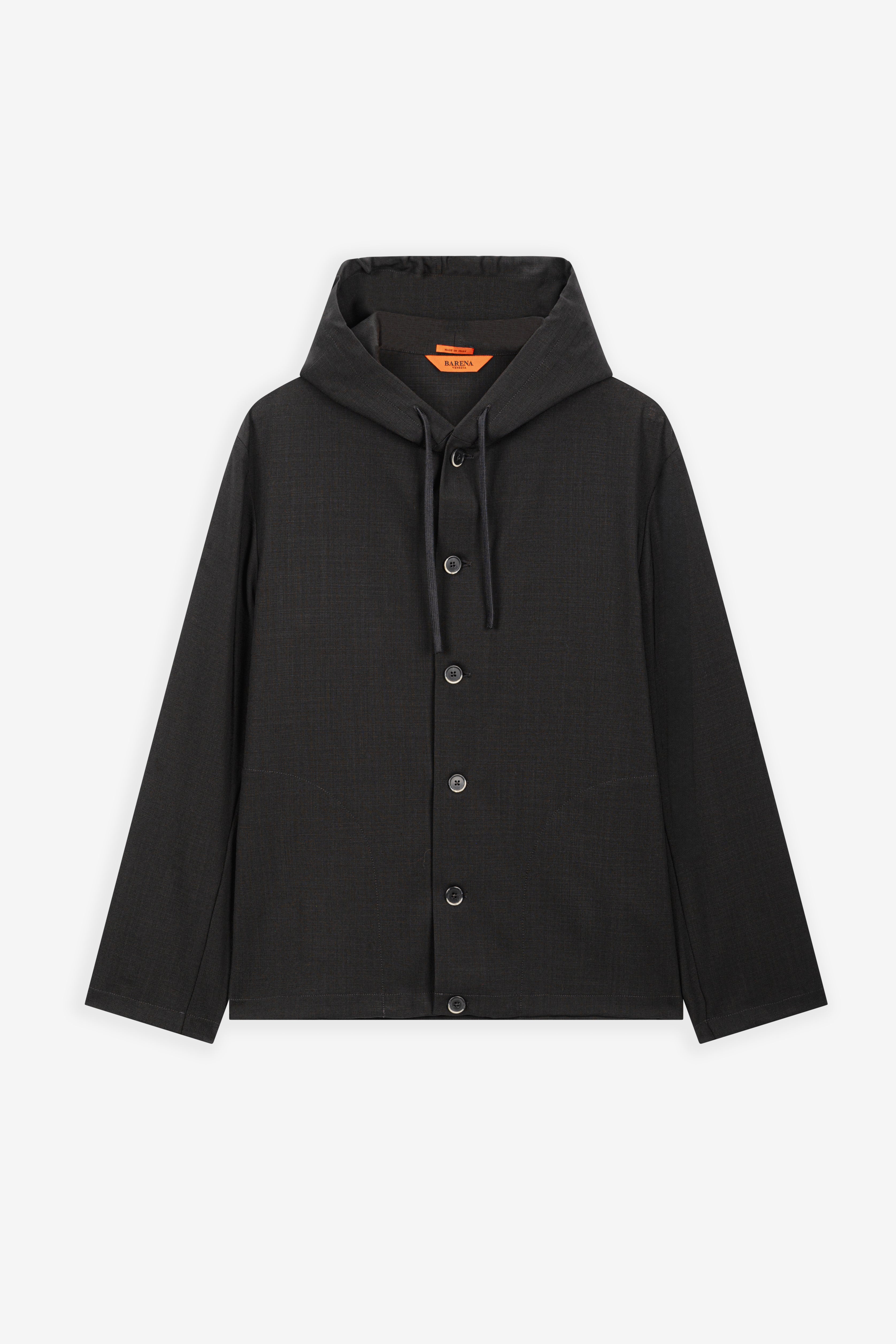 Overshirt Caroman Grana Nero