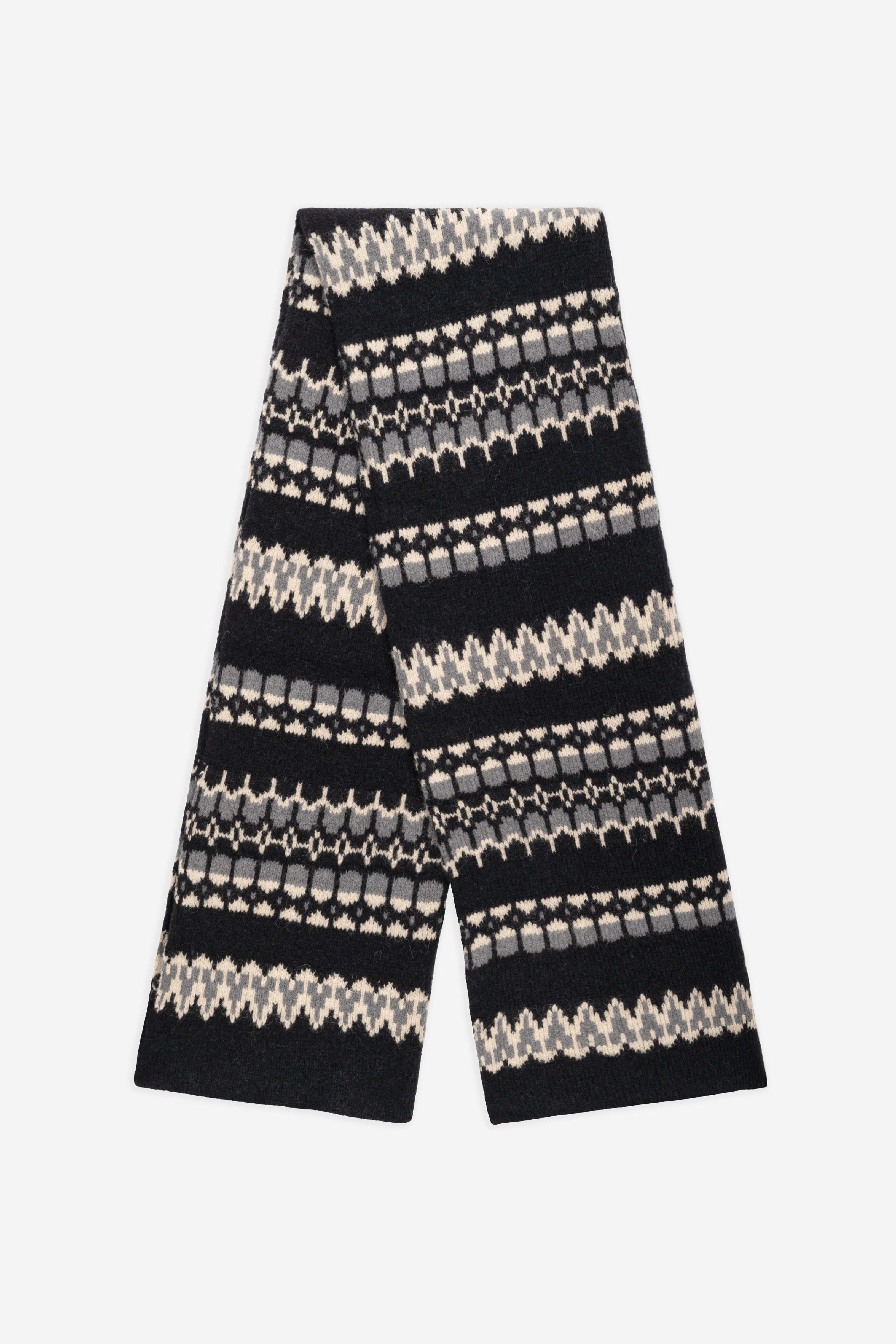 Scarf Knit Caleo Nero