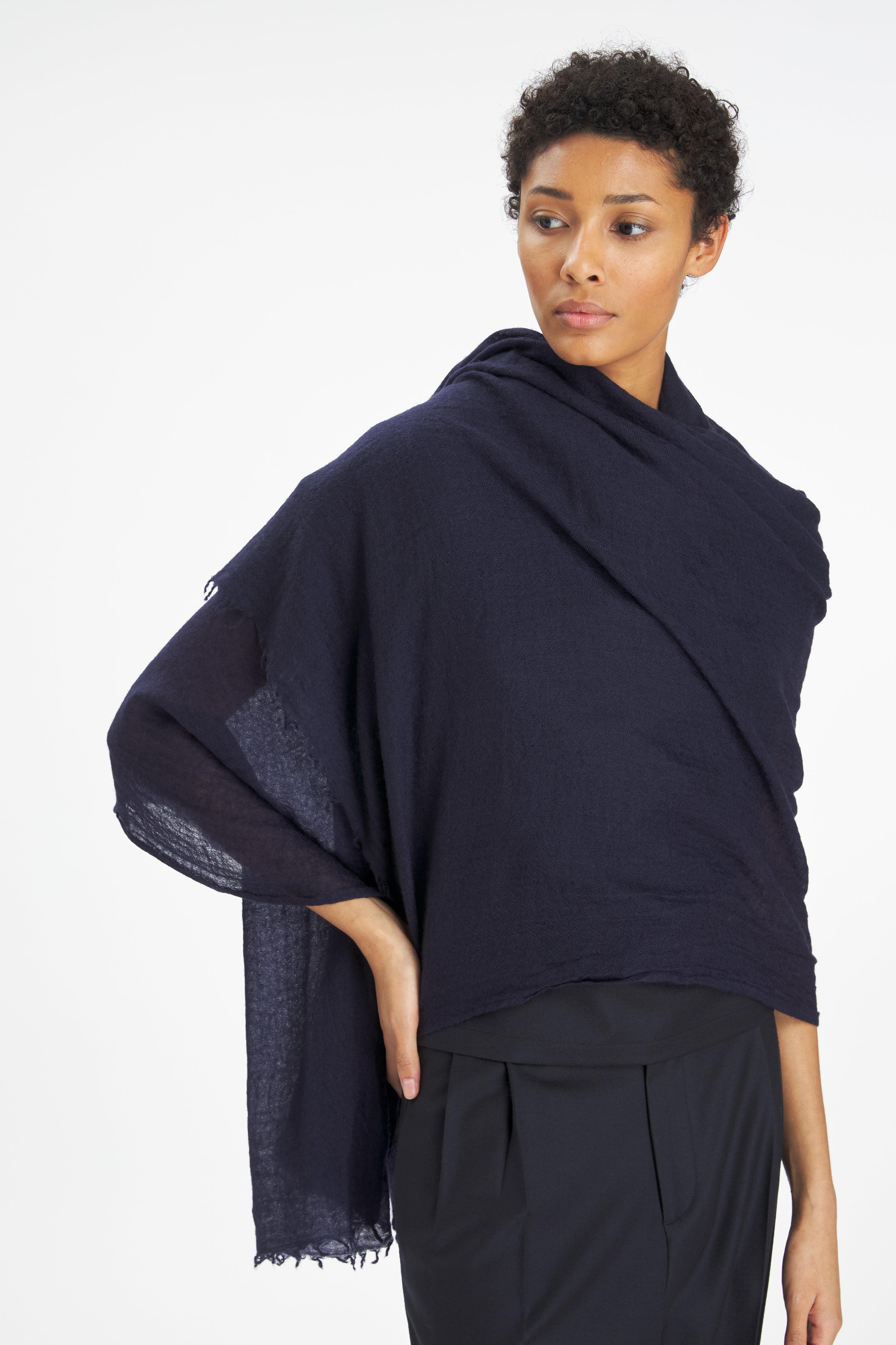 Sciarpa Sciarpone Casimir Navy