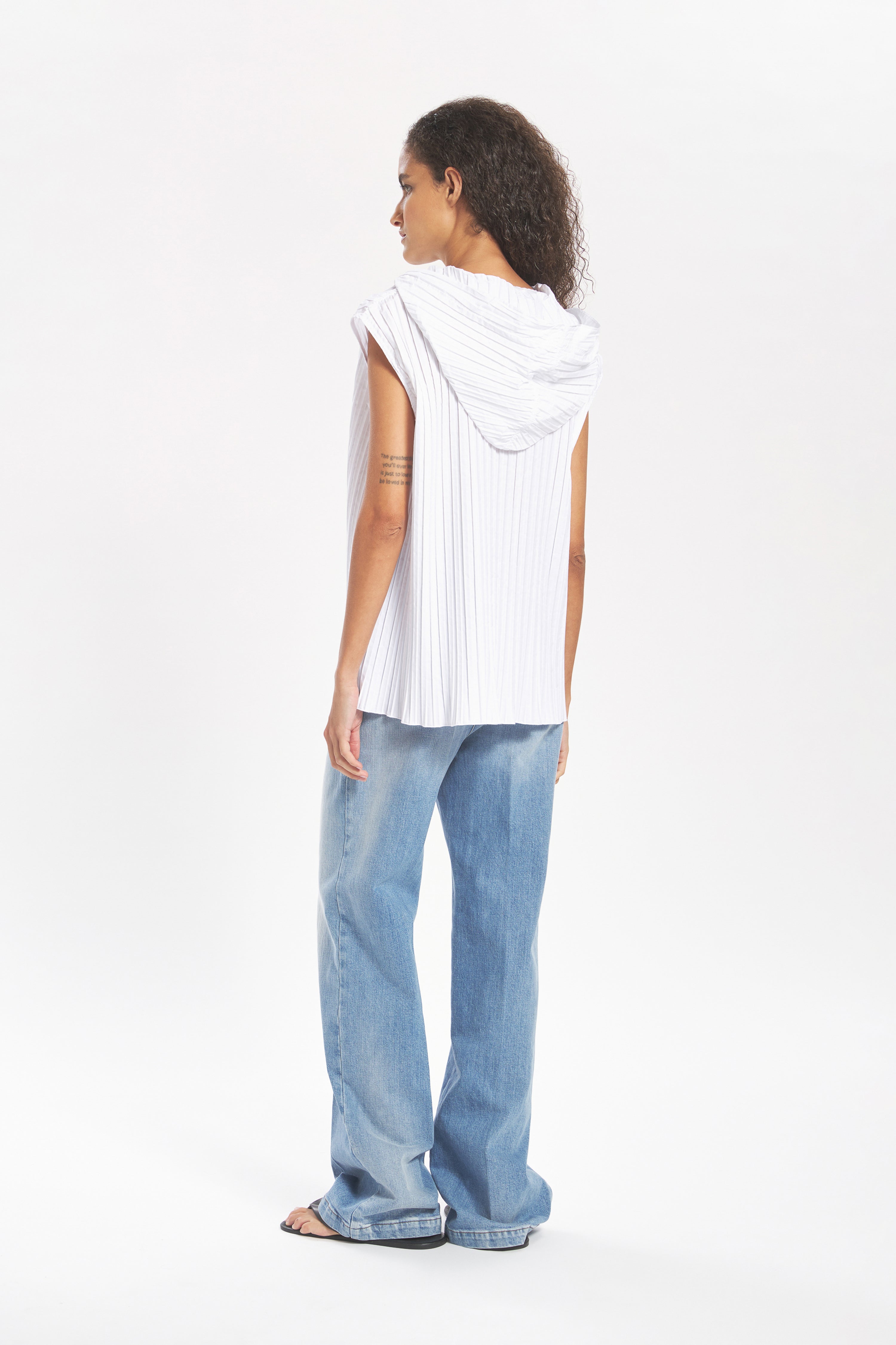 Camicia Manta Plico Bianco