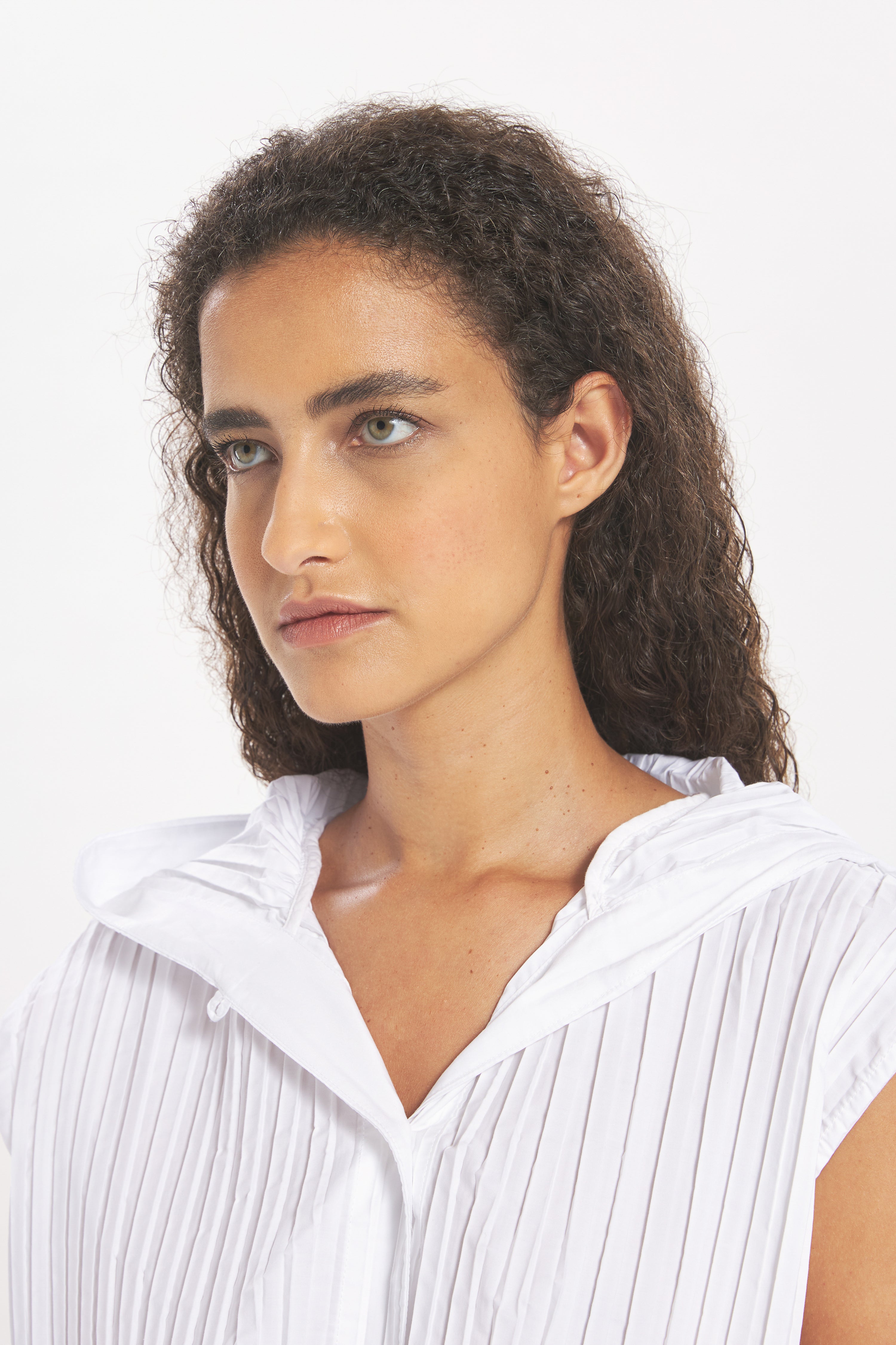 Camicia Manta Plico Bianco