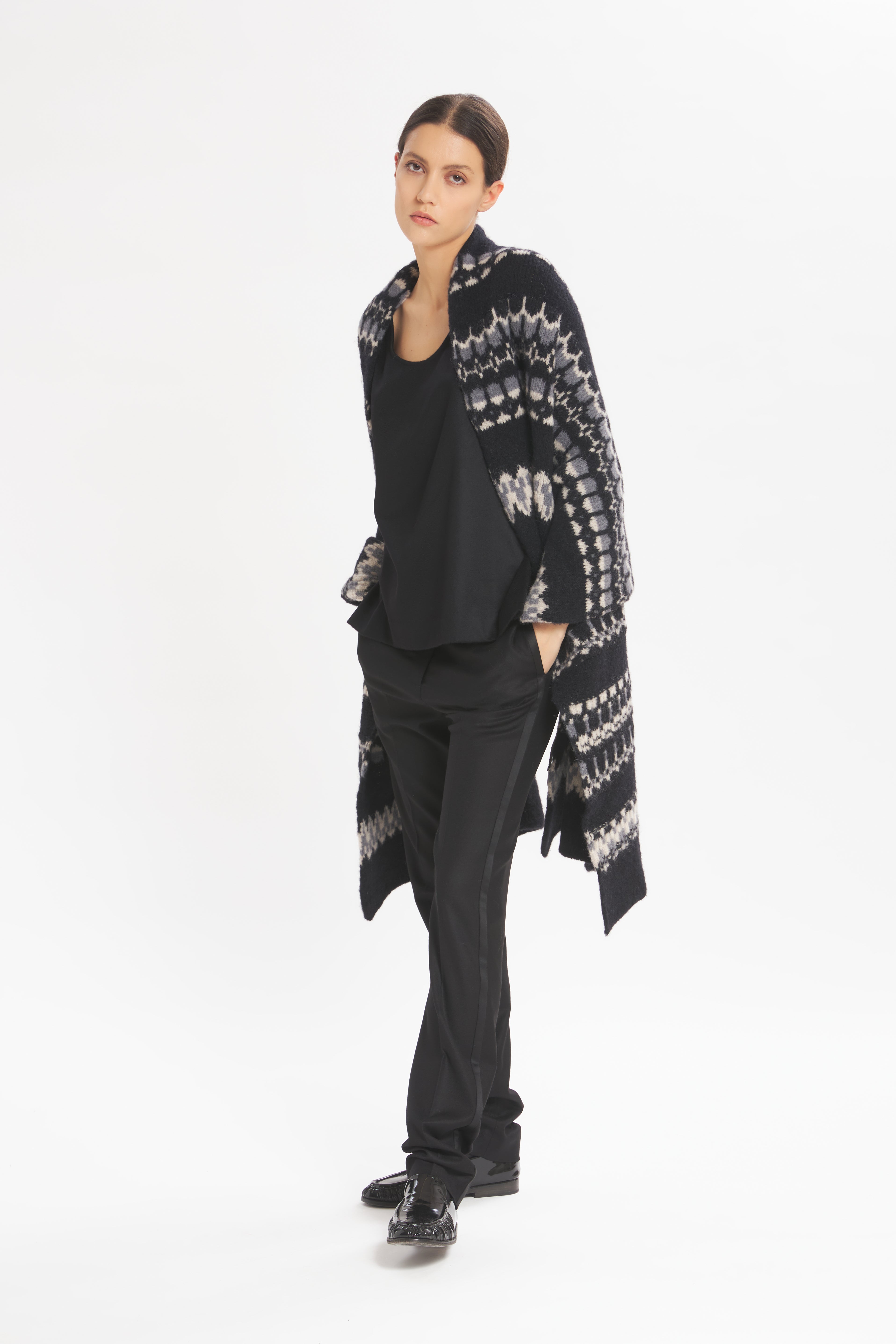 Sciarpa Scarf Caleo Nero
