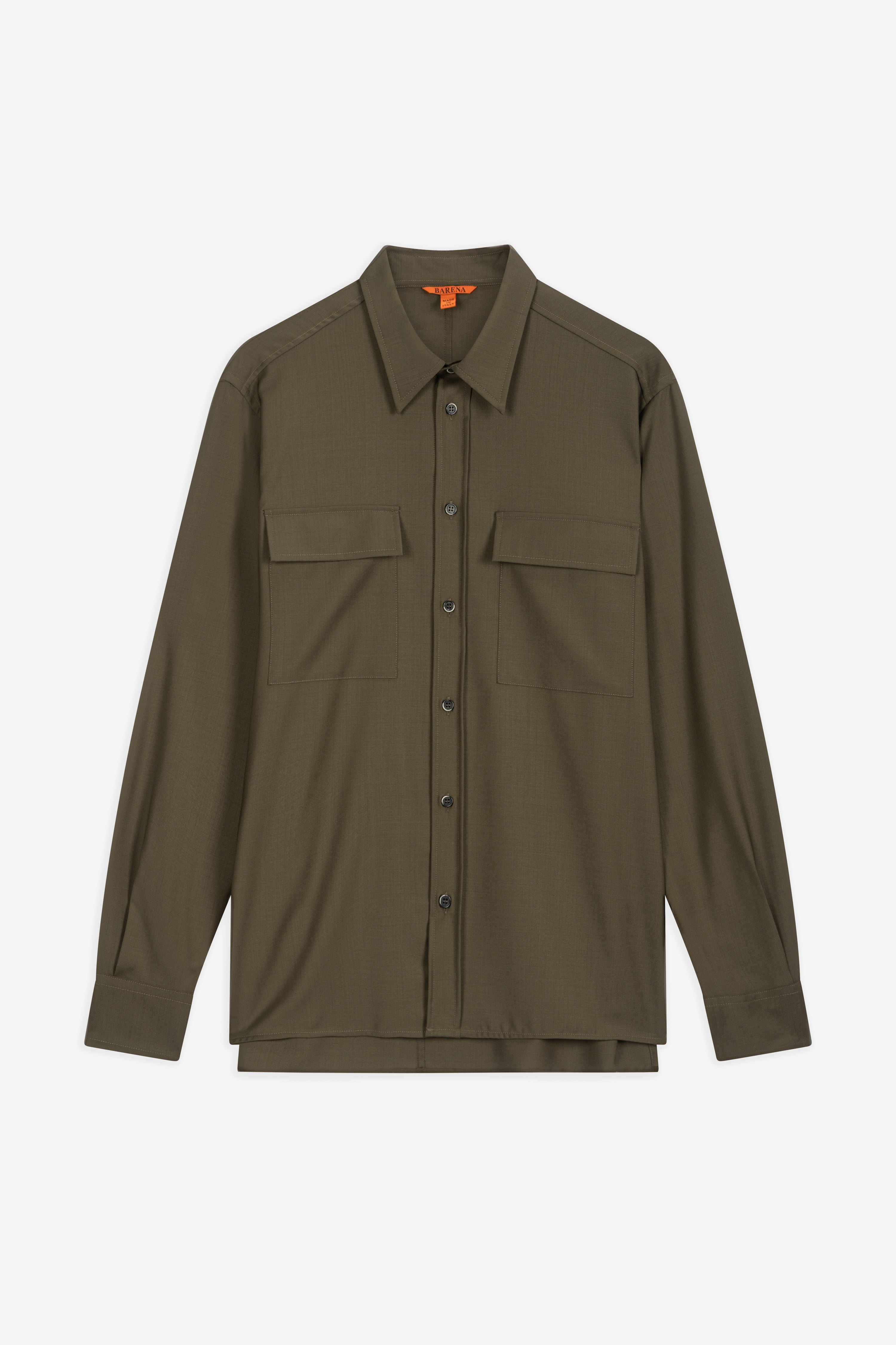 Camicia Den Tropical Oliva