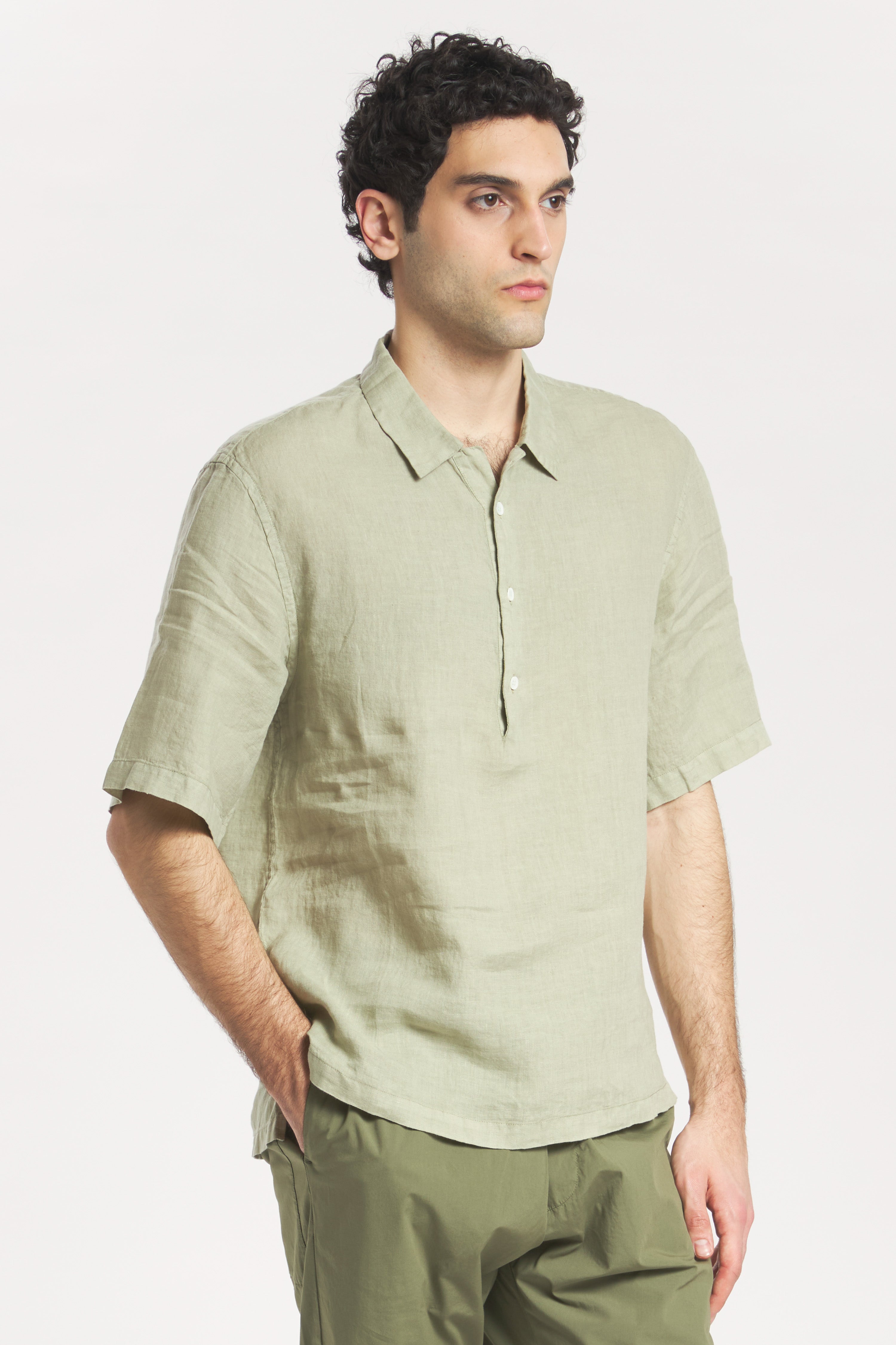 Camicia Mola Telino Salvia