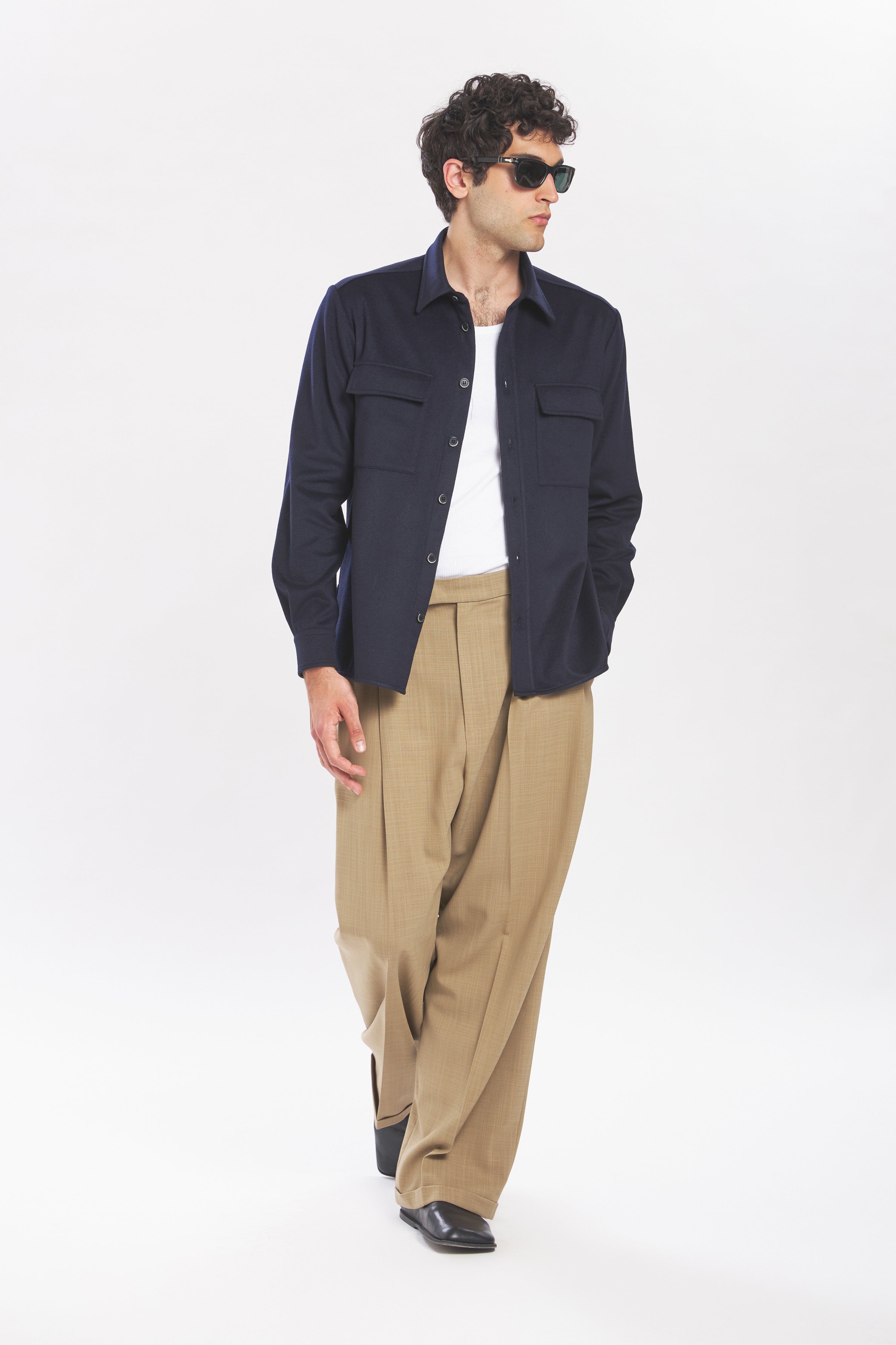 Shirt Den Cachemire Navy