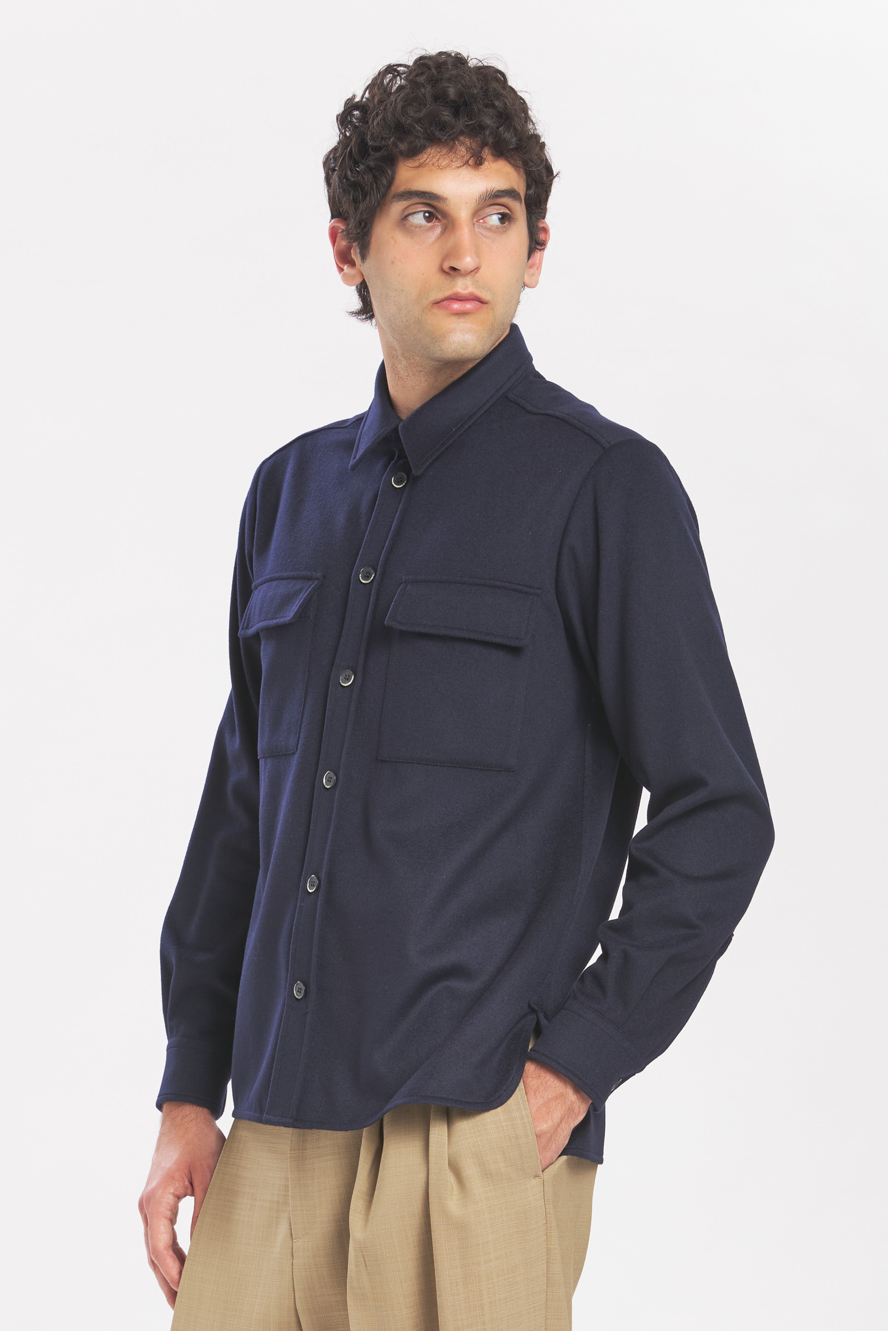 Shirt Den Cachemire Navy