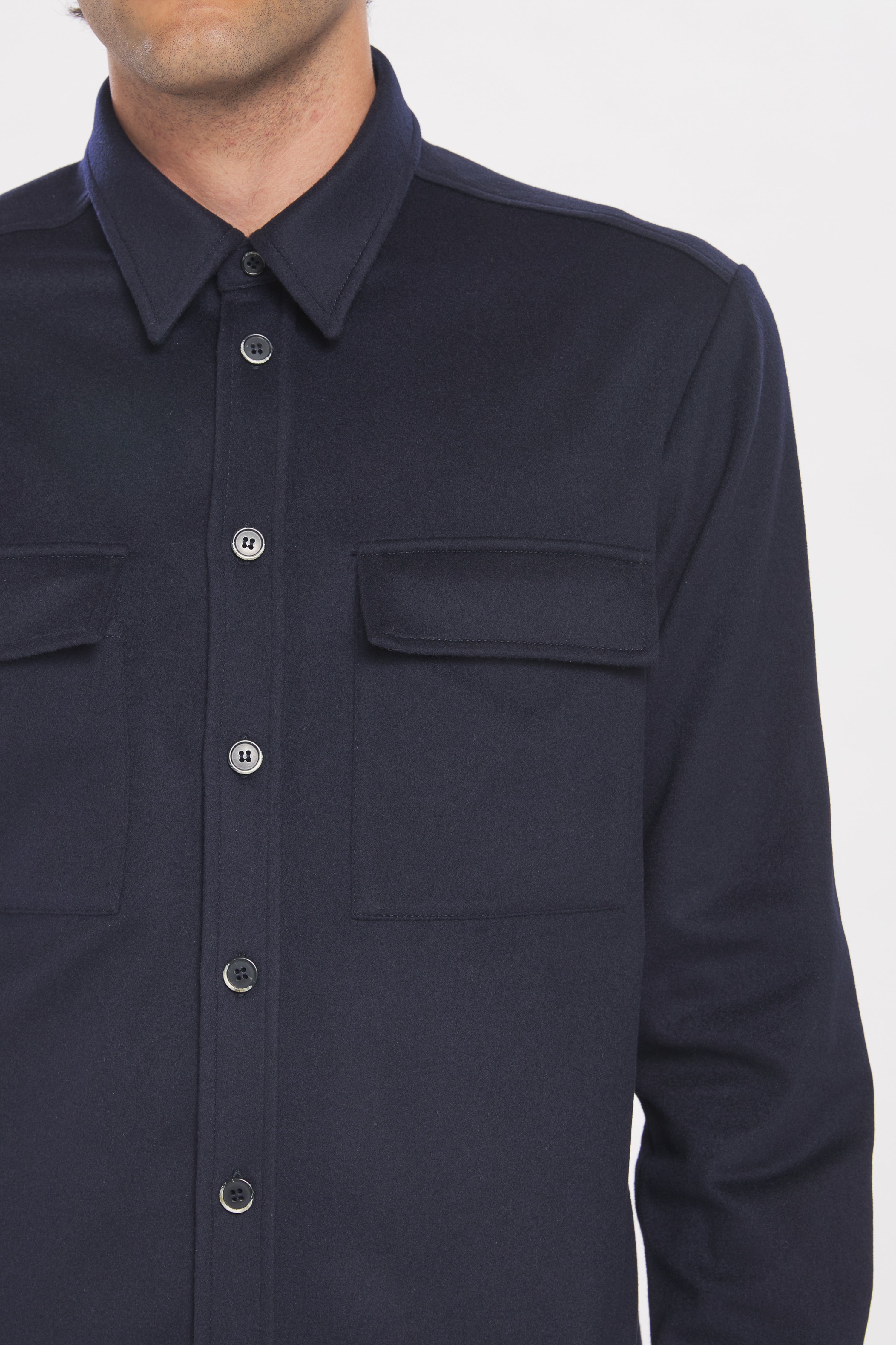 Shirt Den Cachemire Navy