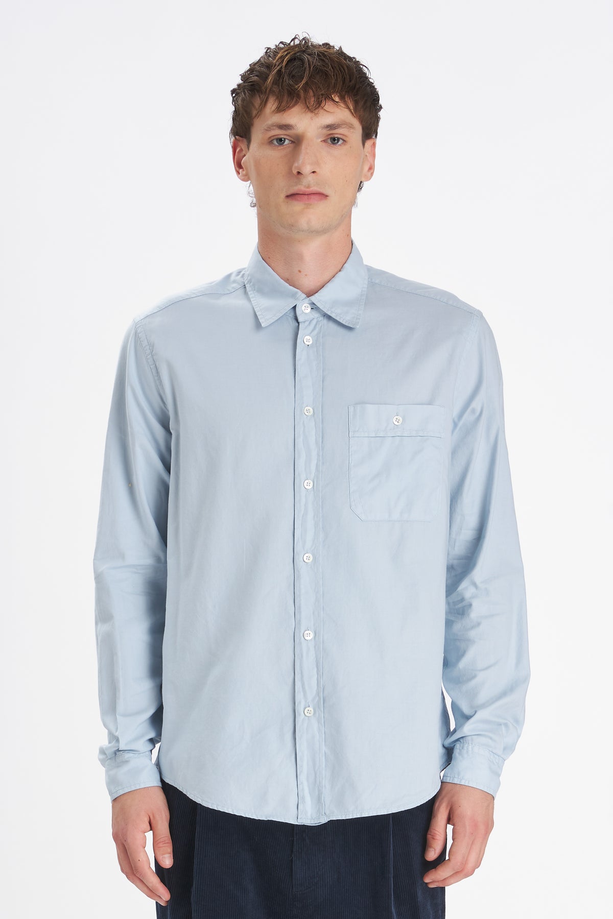 Camicia Faziol Trussa Cielo