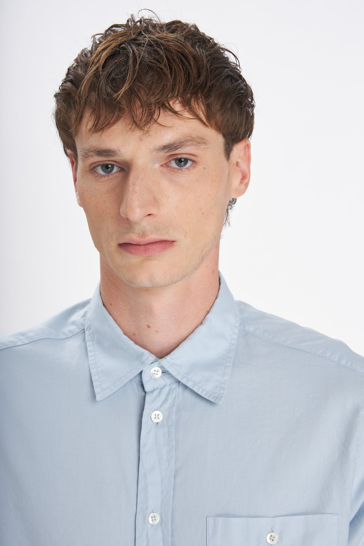Camicia Faziol Trussa Cielo