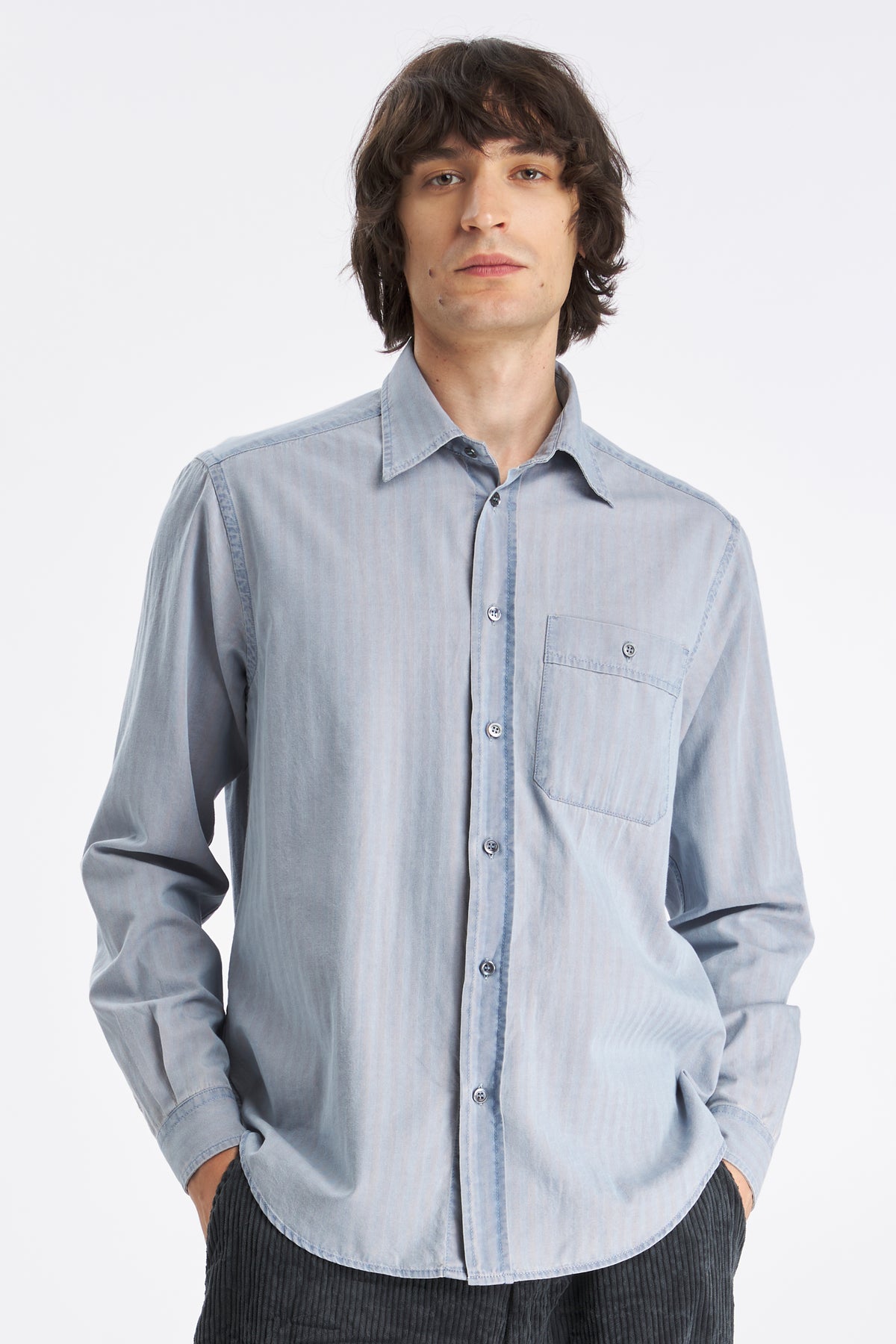 Camicia Faziol Desmo Cielo