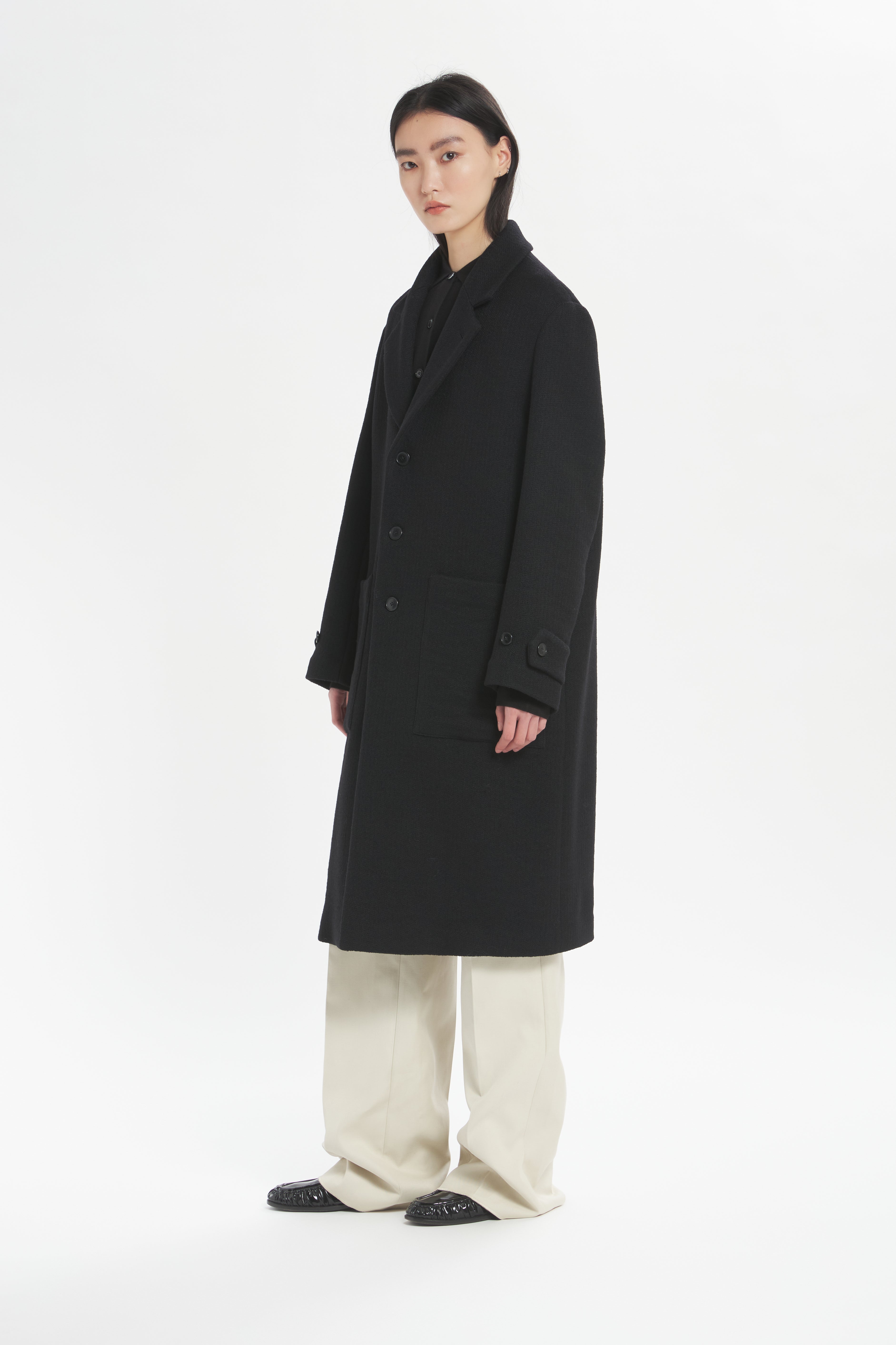 Coat Zane Verticale Nero