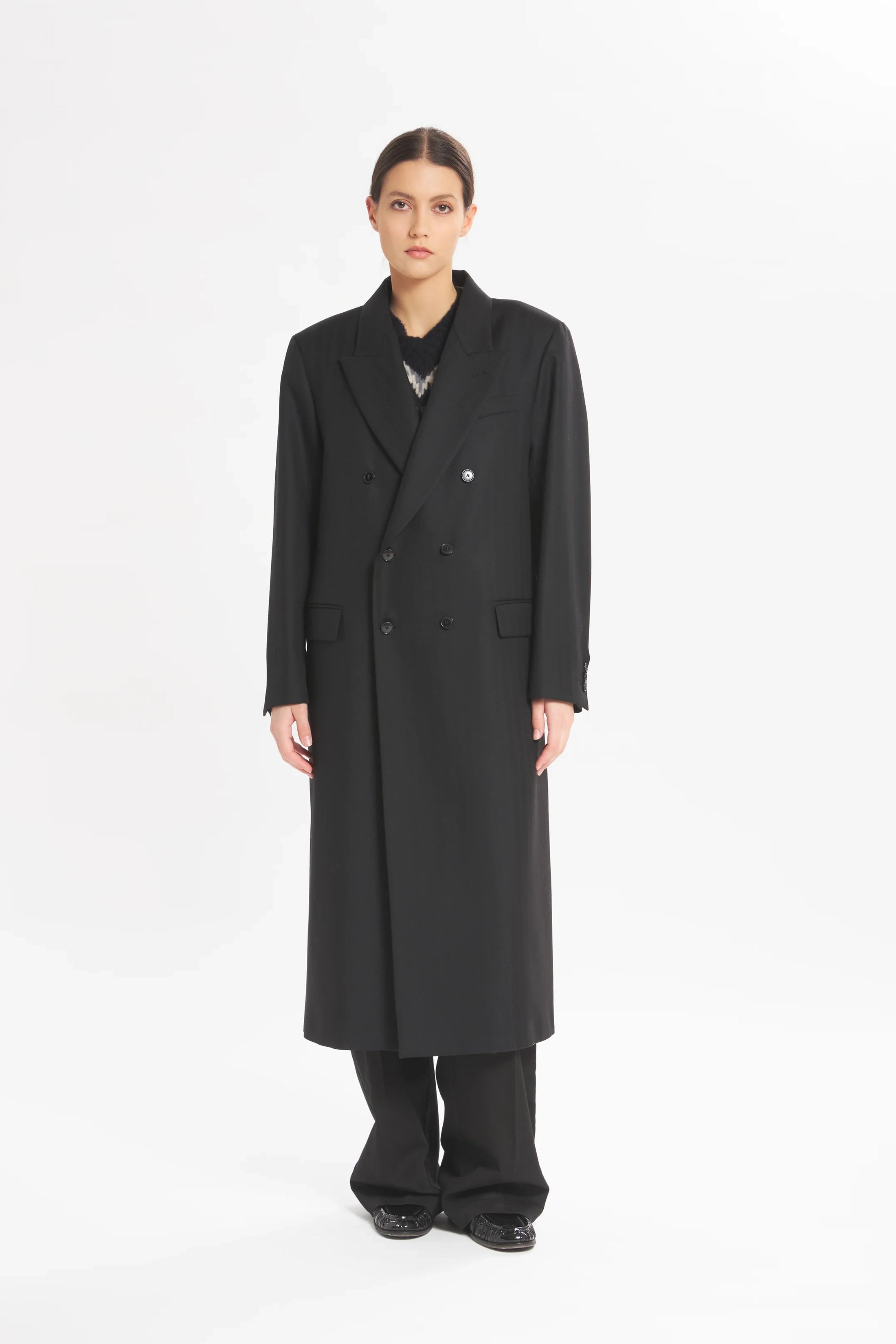 Coat Gianni Postion Nero