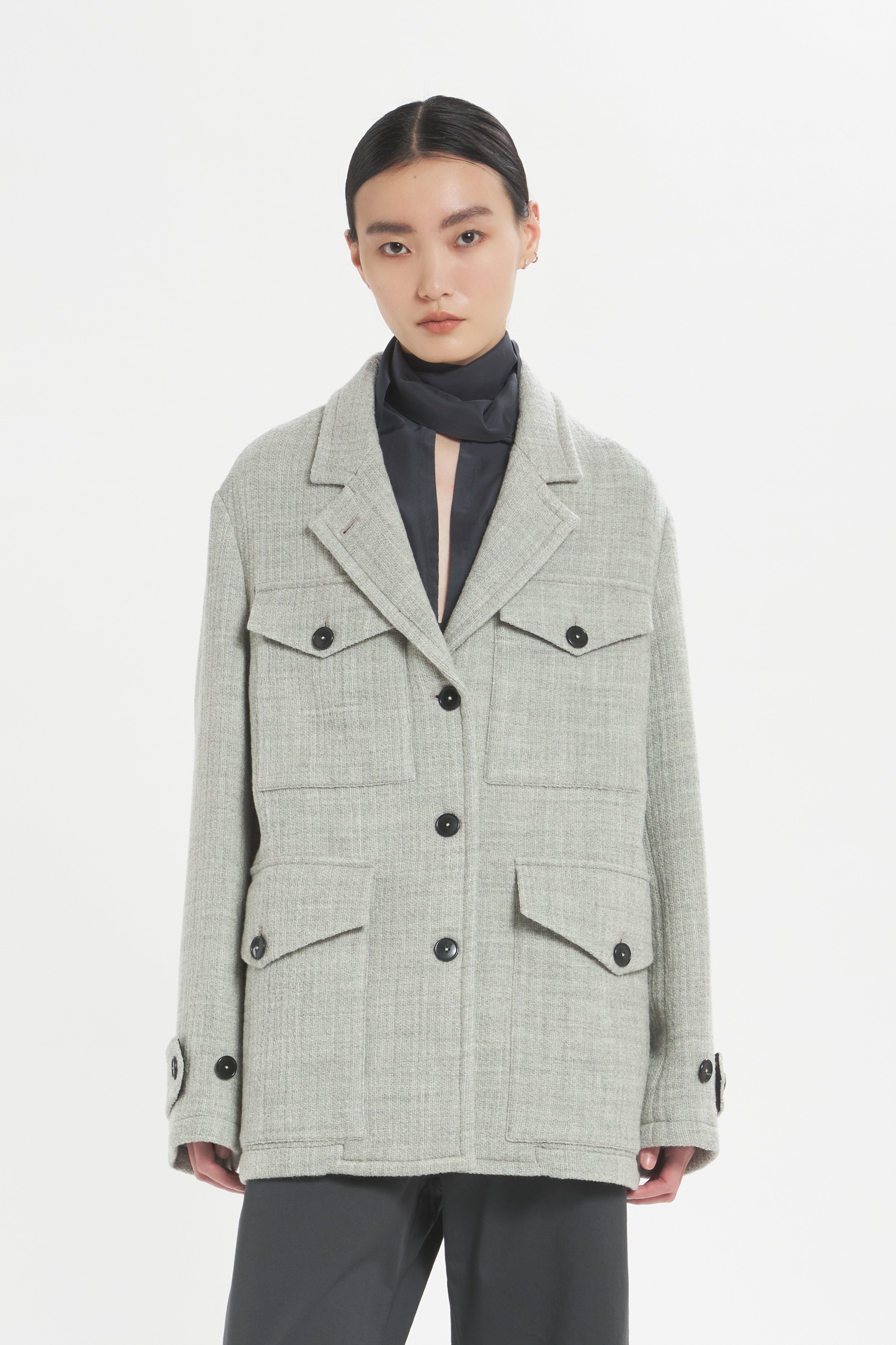 Coat Dante Verticale Grigio