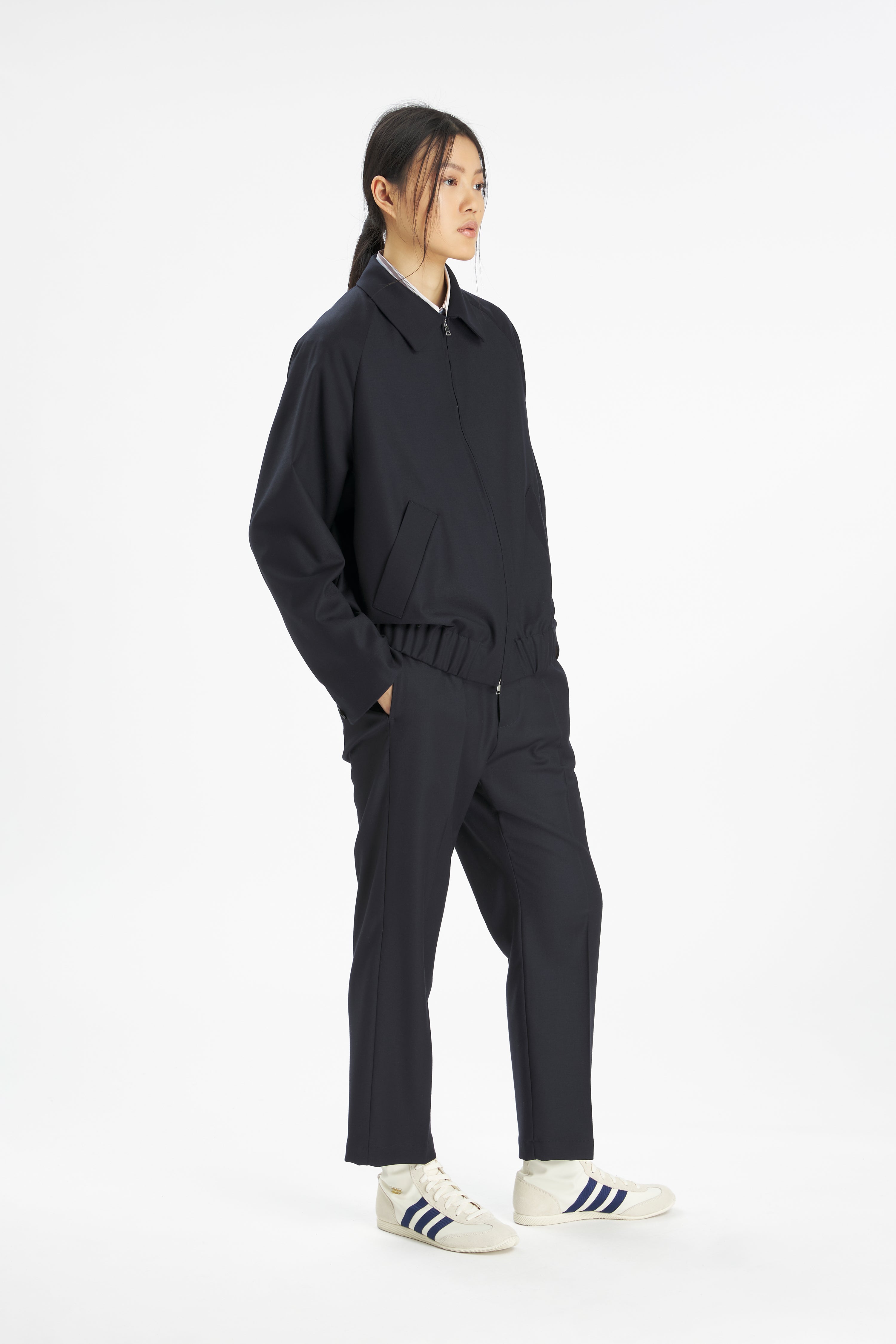 Coat Giona Flan Navy