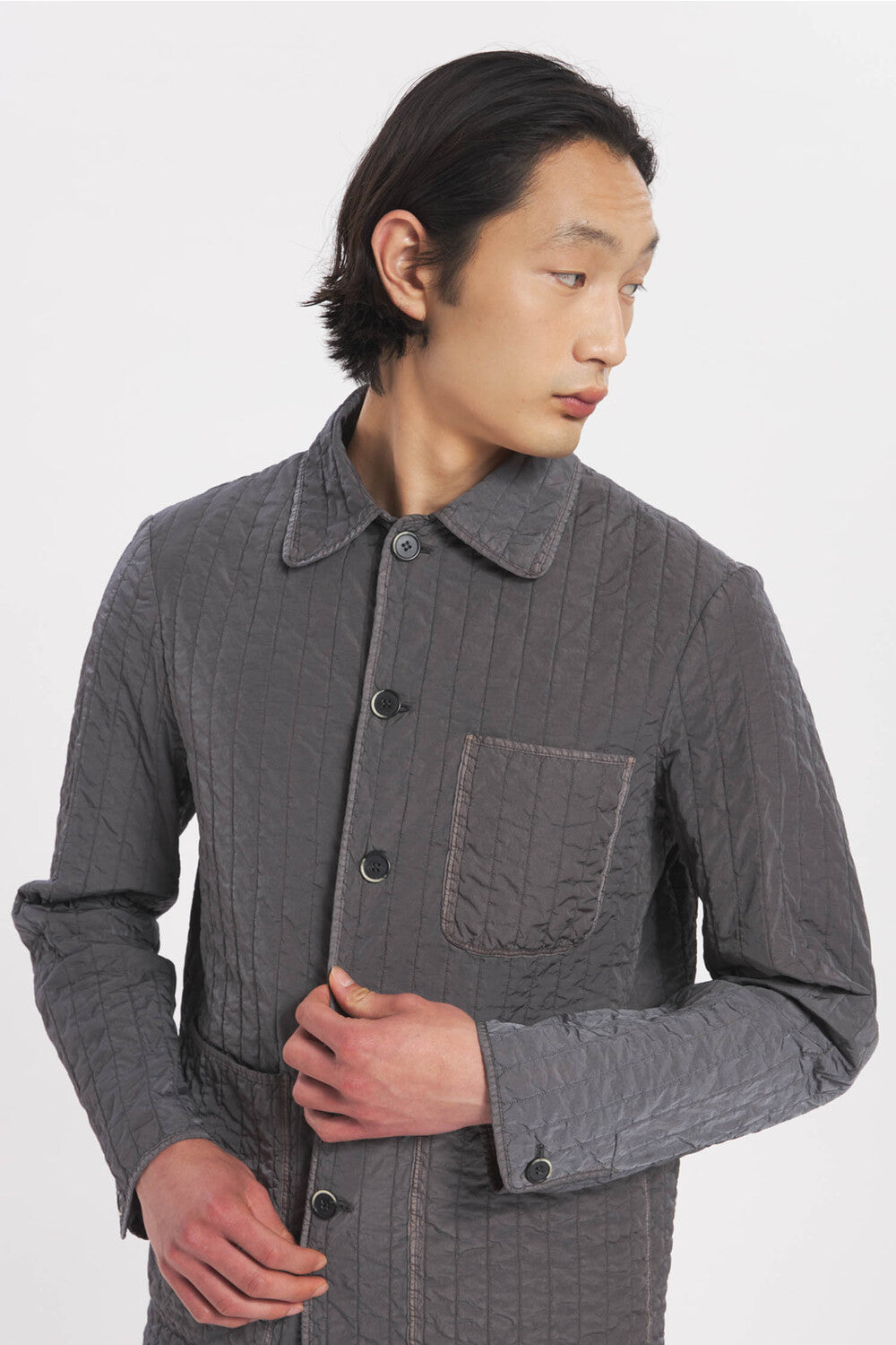 Coat Orno S Dogato Piombo