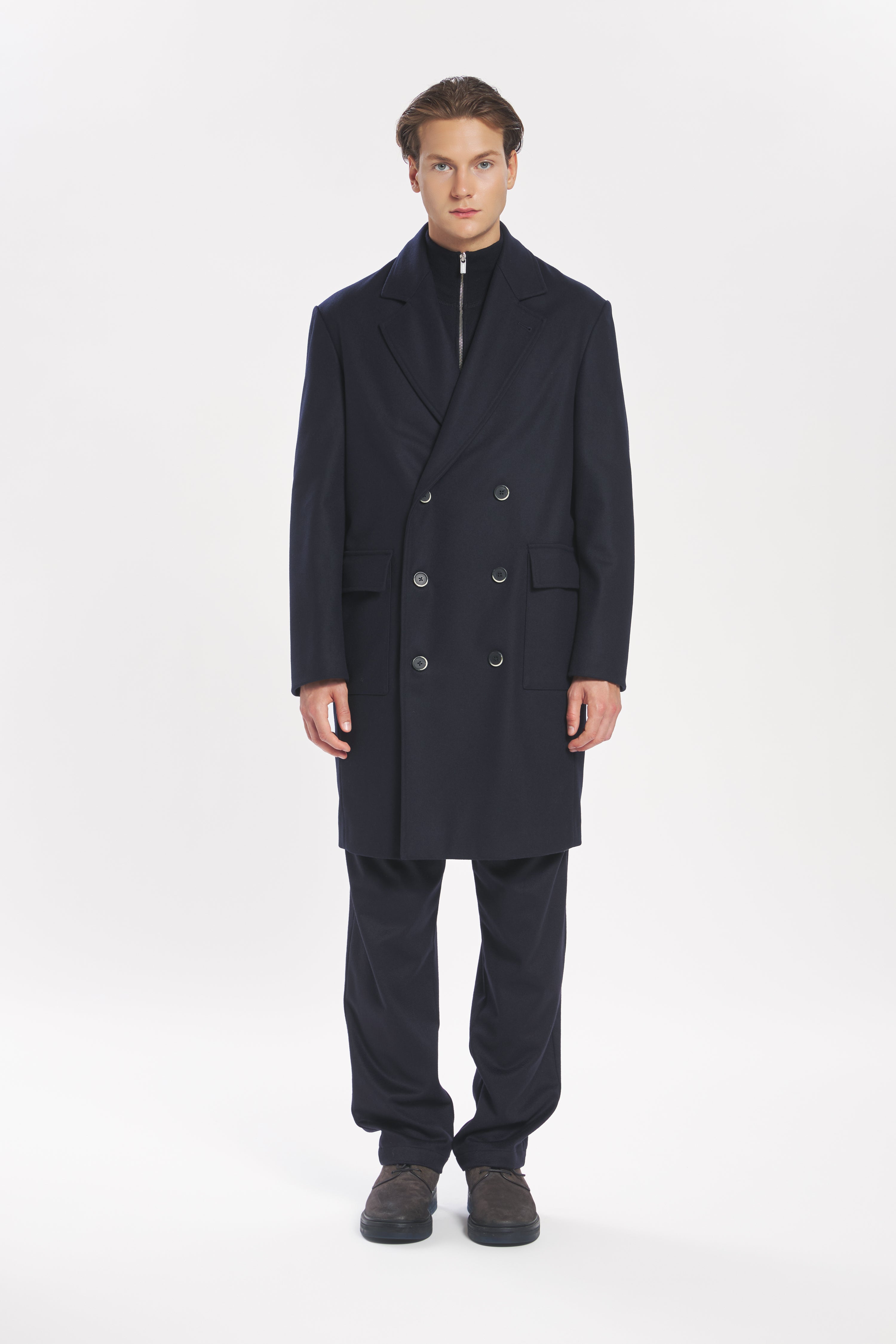 Coat Gazabin Caramal Navy
