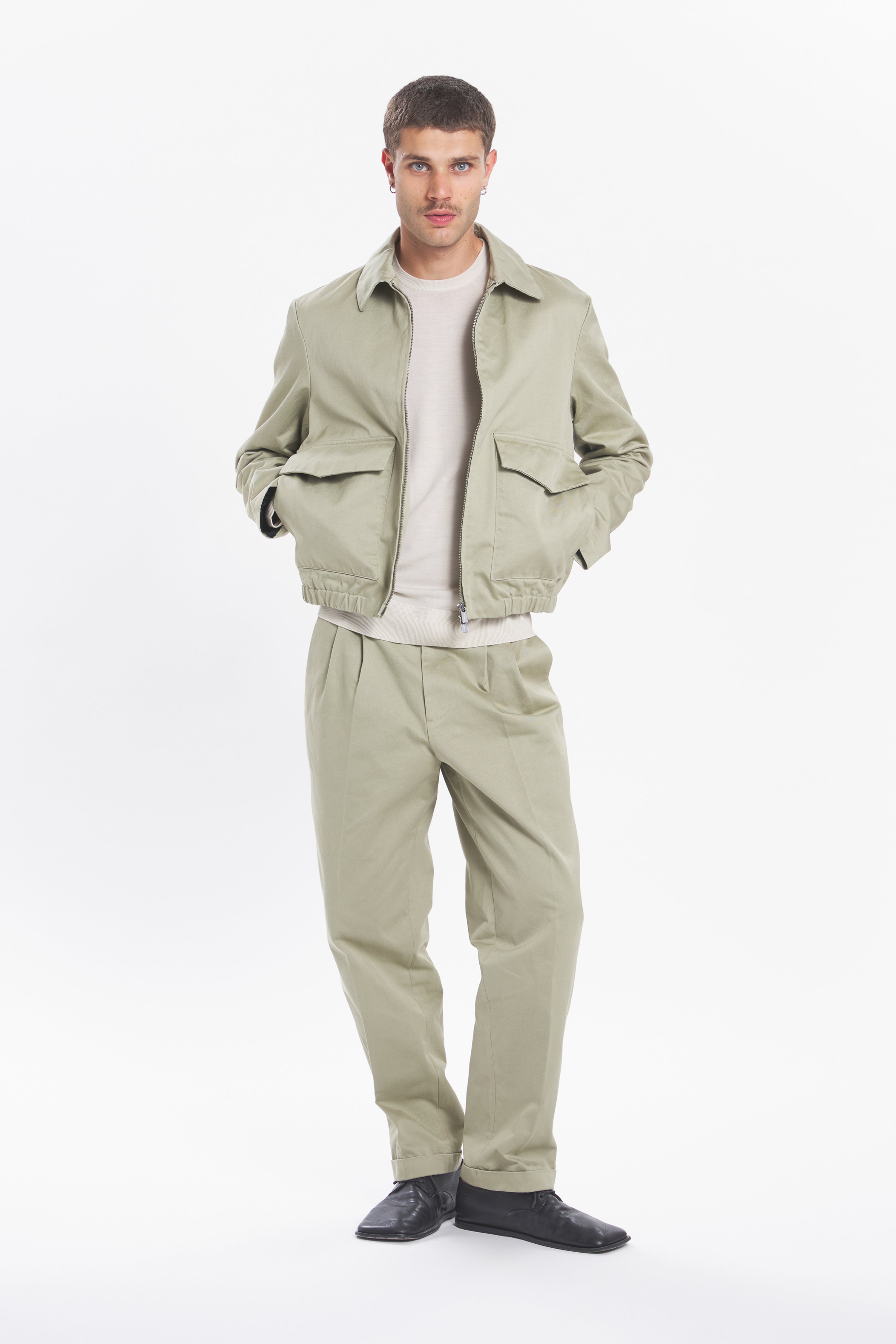 Coat Magan Varotto Salvia