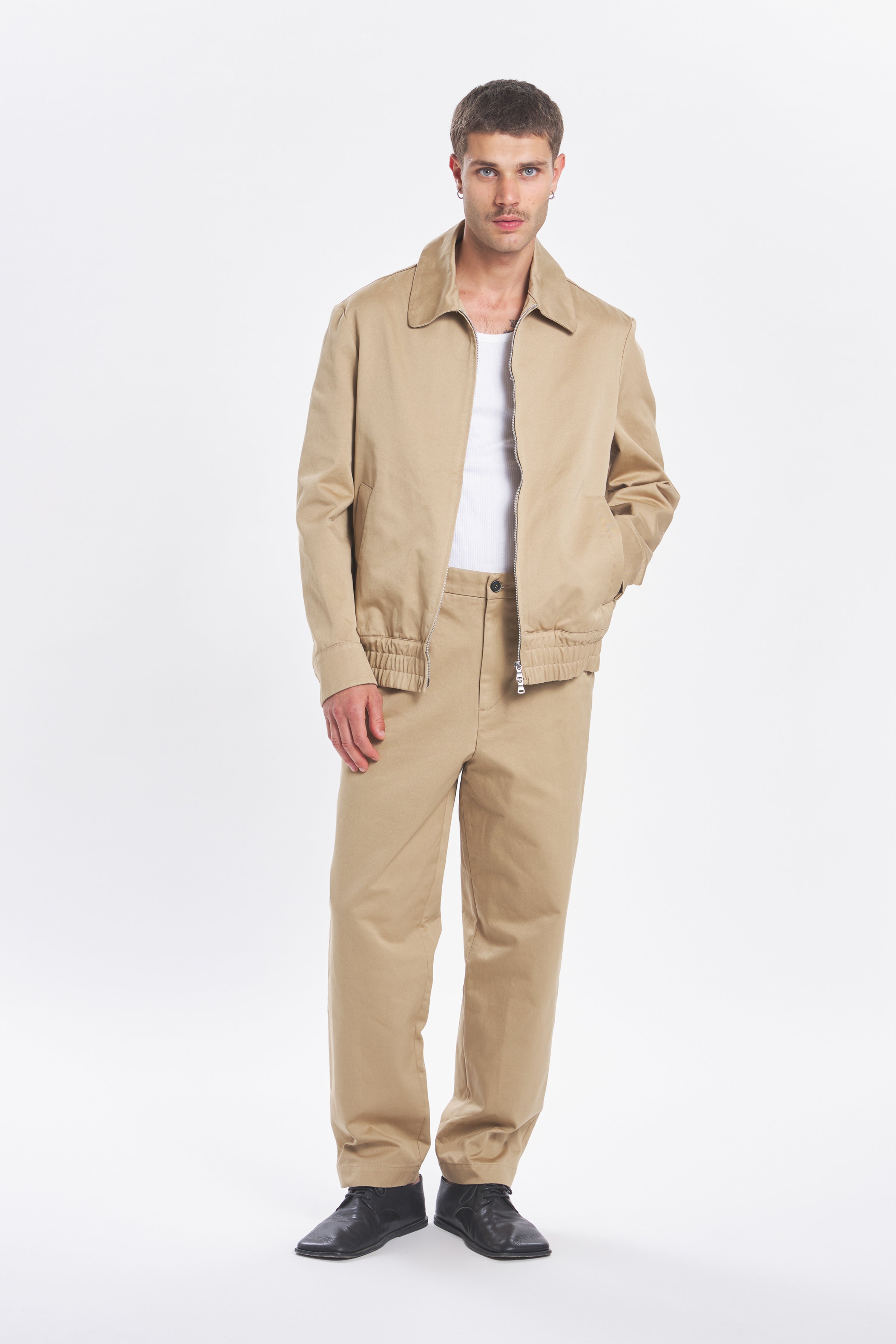 Coat Tibio Varotto Khaki
