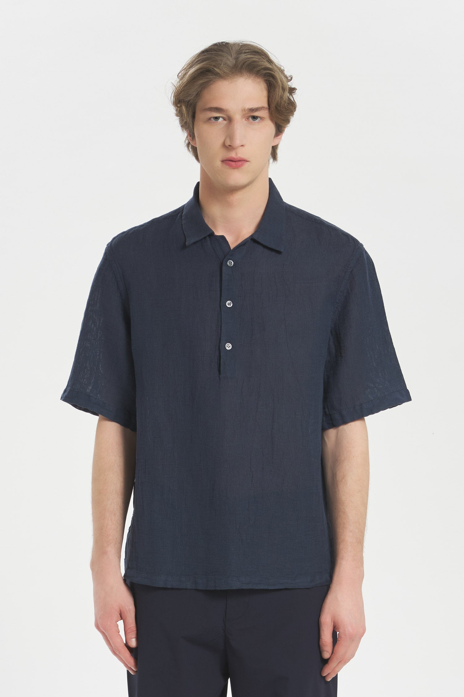 Shirt Mola Net Navy